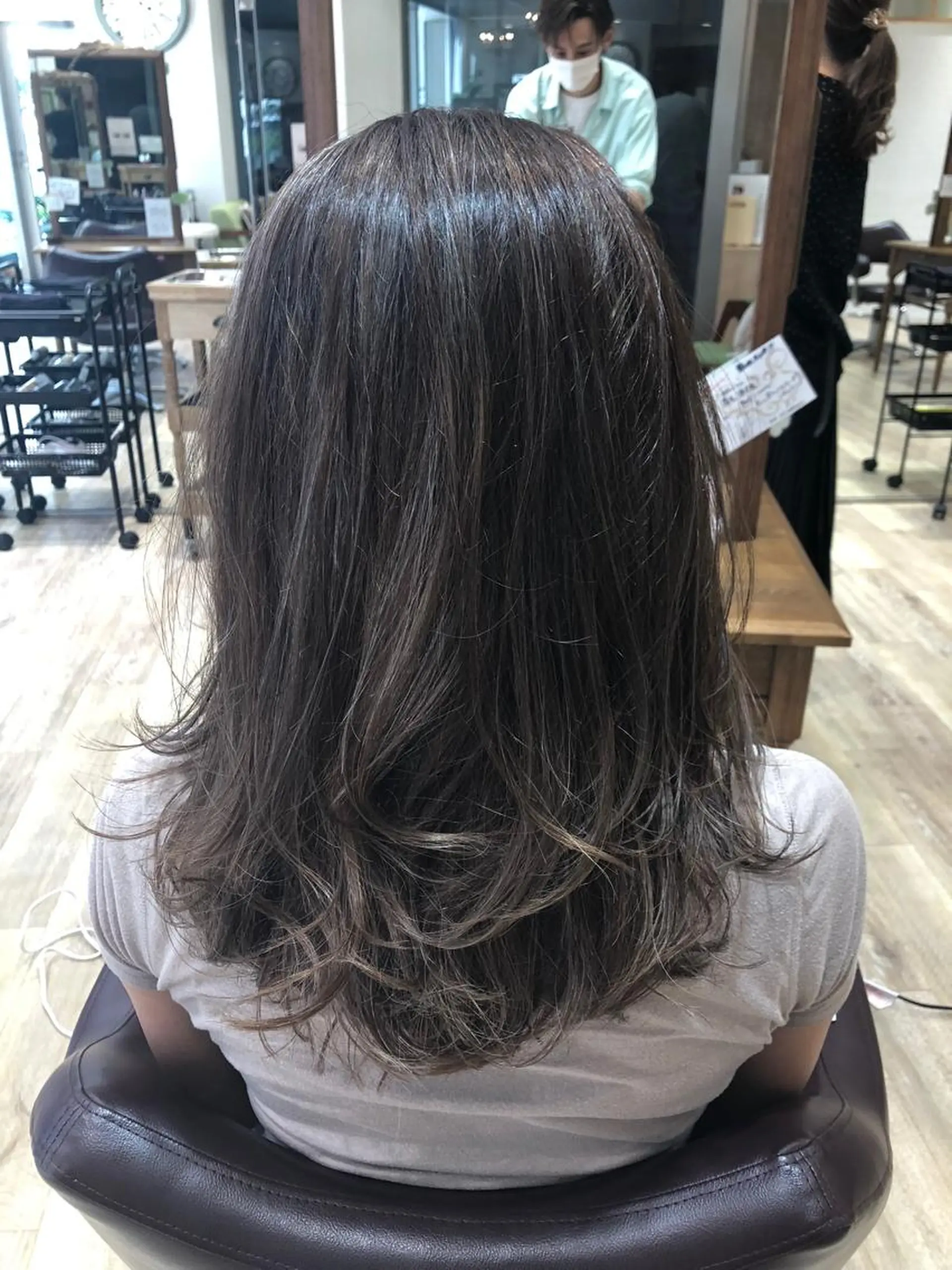 セミロング カラー 🍀褒められヘア🍀 松尾舜のヘアスタイル