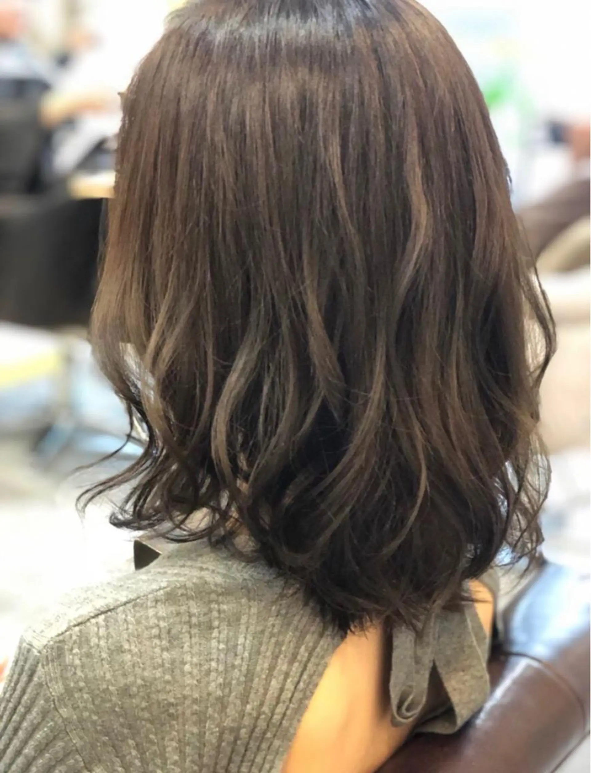 ロング カラー アッシュ 縮毛矯正・髪質改善 支持率No1🫧北島のヘアスタイル