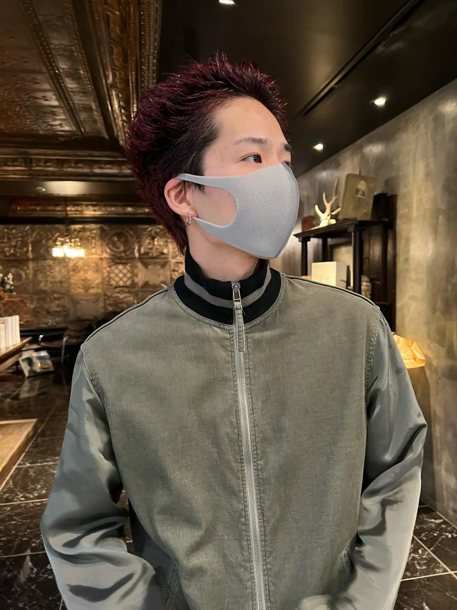 ショート カラー メンズ ヘアカラー 圧倒的デザイン力 店長🎨RENAのヘアスタイル