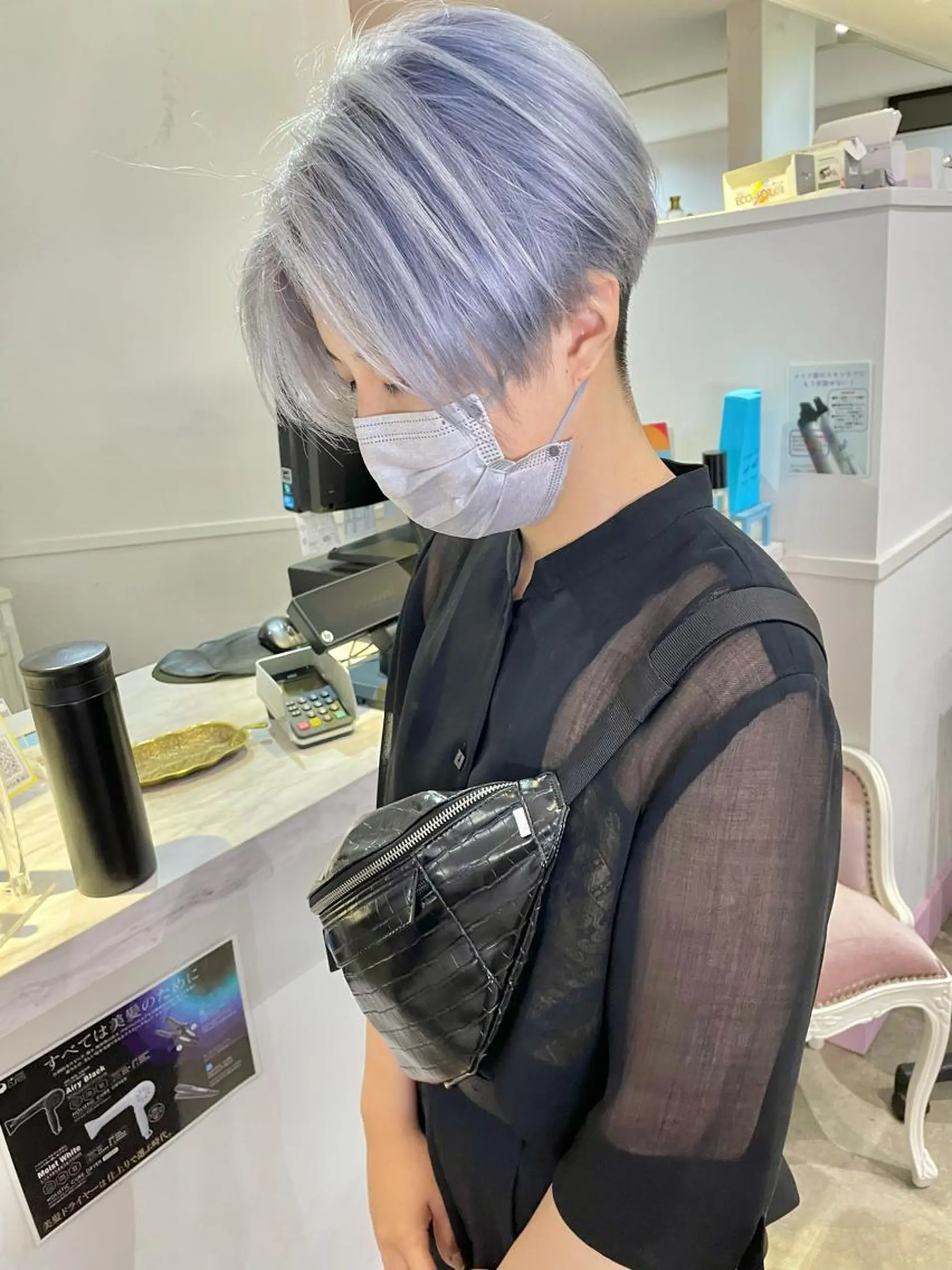 ショート ヘアカラー トリートメント Lit所属・Lit.豊橋 夏目のヘアスタイル