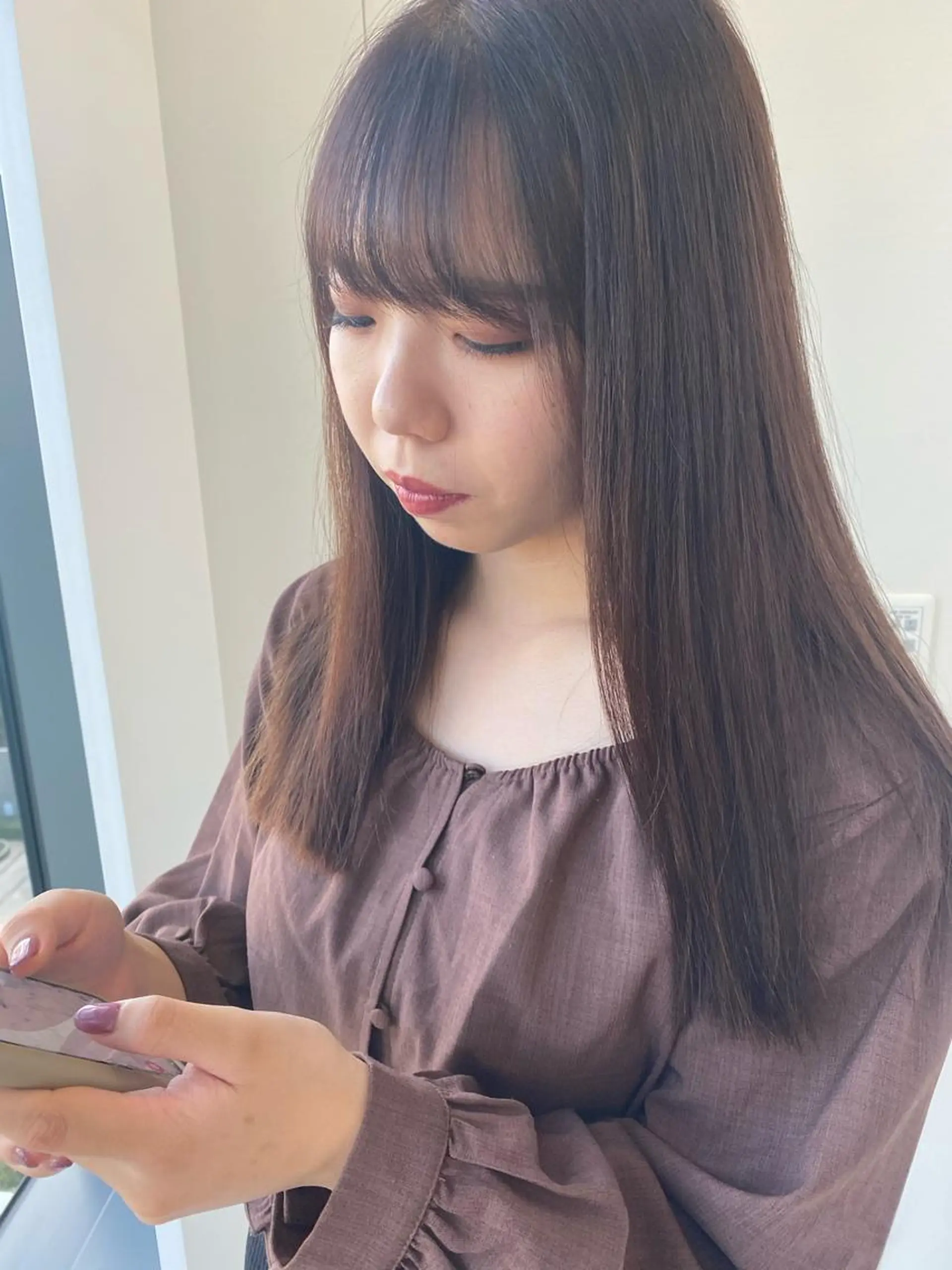 ロング 鈴木 紗耶子のヘアスタイル