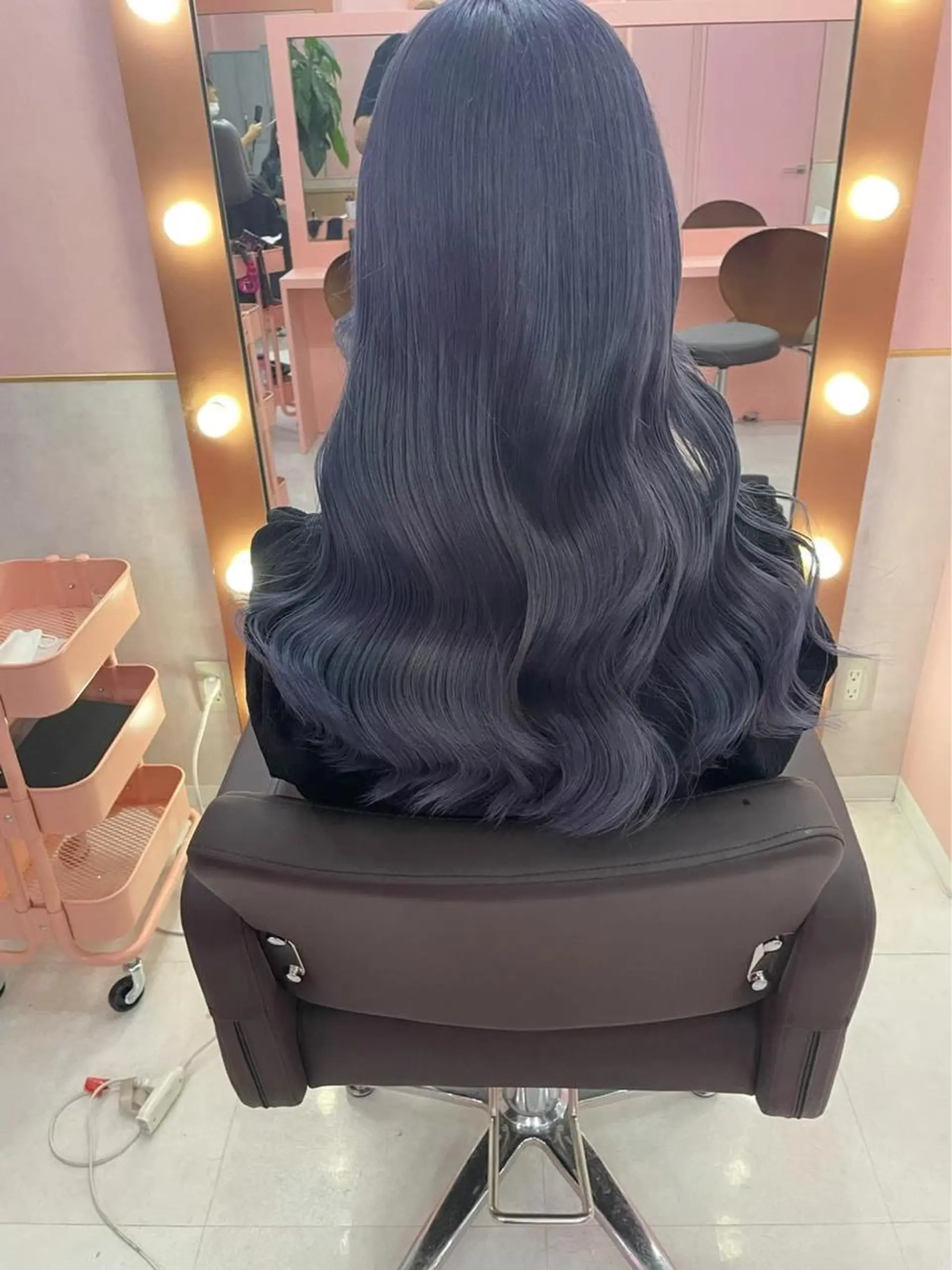 セミロング カラー ヘアカラー トリートメント ヘアセット 🇰🇷韓国ヘア TAKUMI🐯💎のヘアスタイル