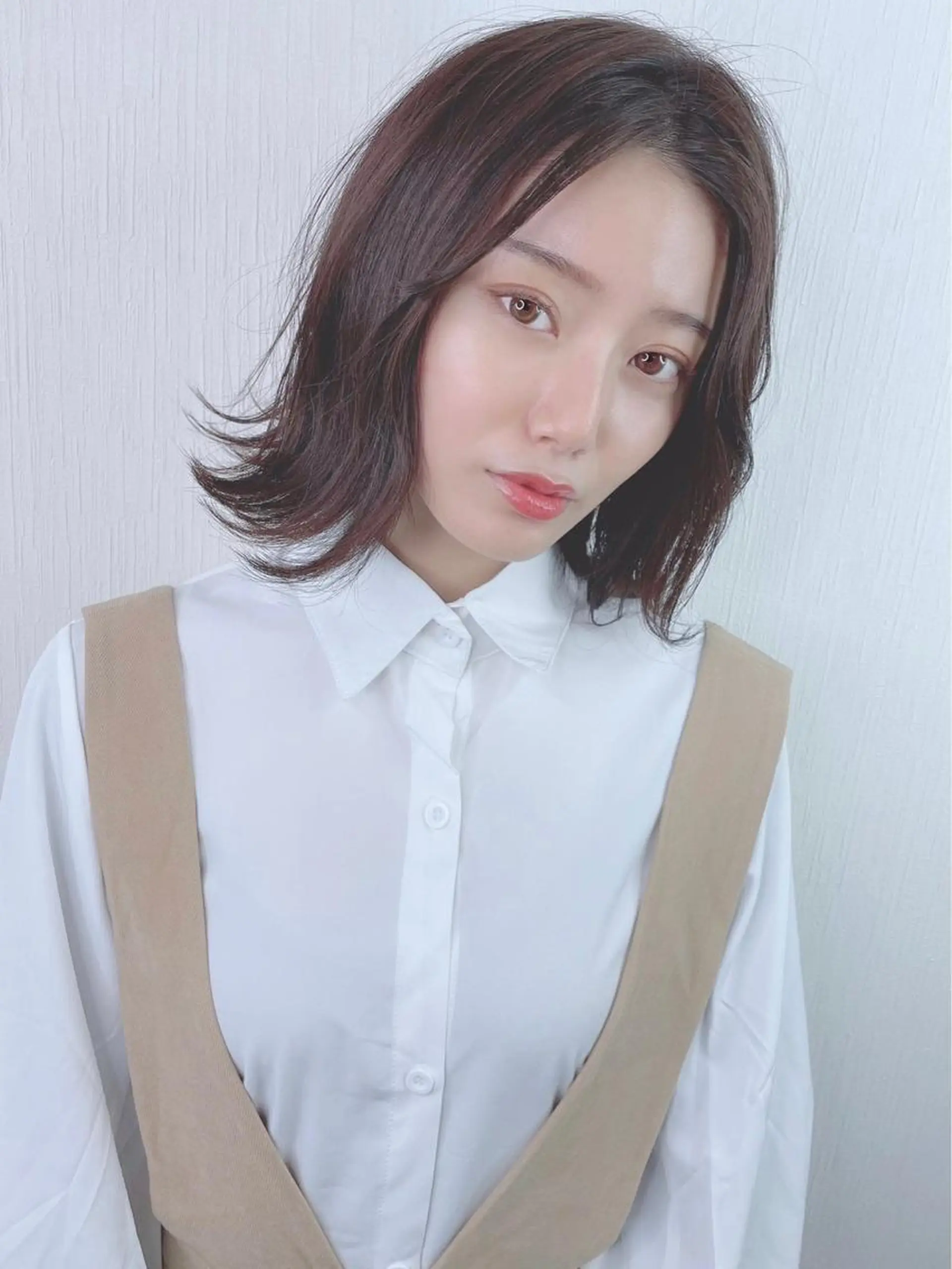 ミディアム カラー パーマ ヘアアレンジ 【公式】amble luxe池袋東口🩷のヘアスタイル