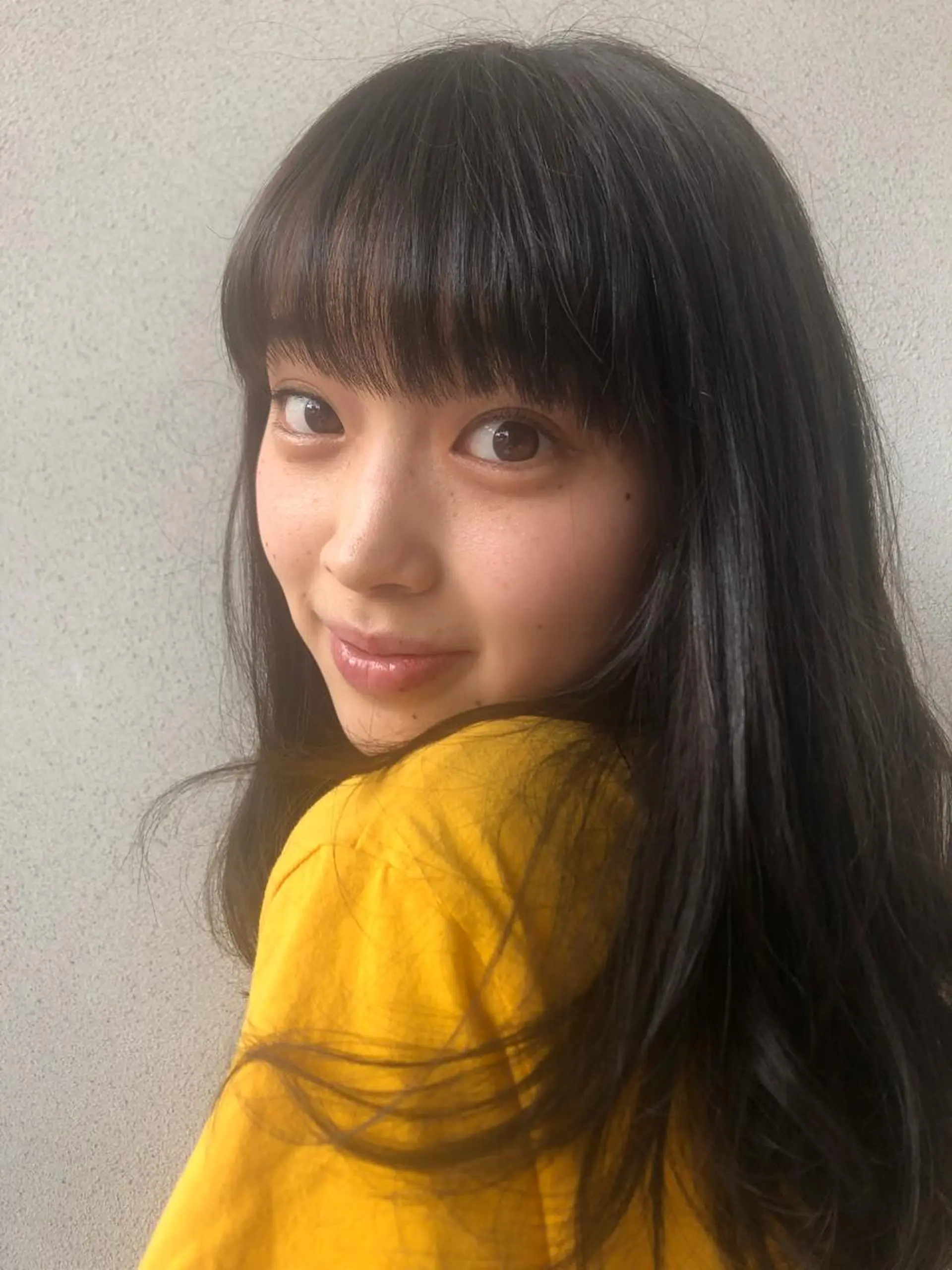 セミロング アッシュ 縮毛矯正の達人 ☆　松本のヘアスタイル