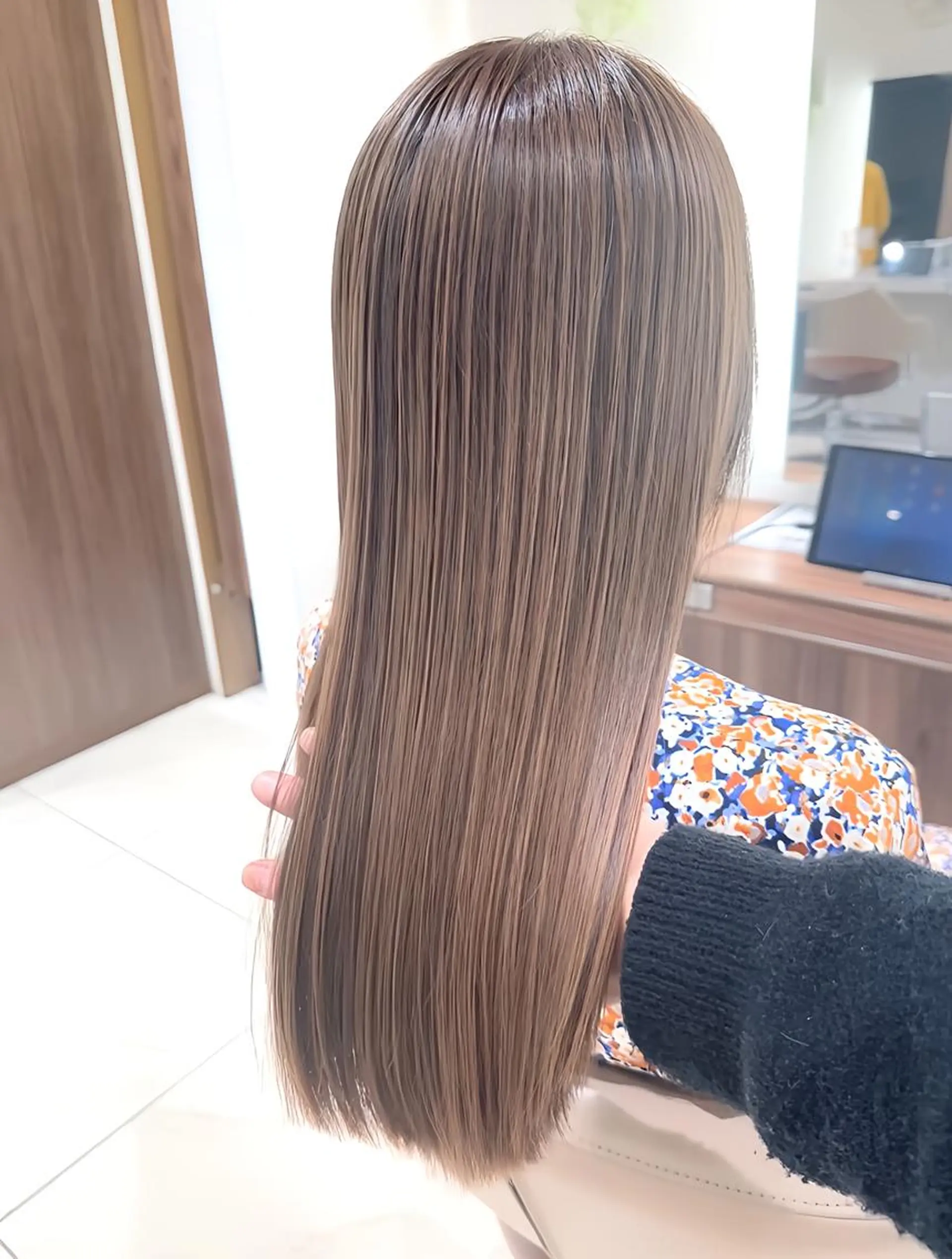 ロング カラー 髪質改善 ヘアカラー トリートメント 菅野翔汰/髪質改善 カラー/ブリーチのヘアスタイル