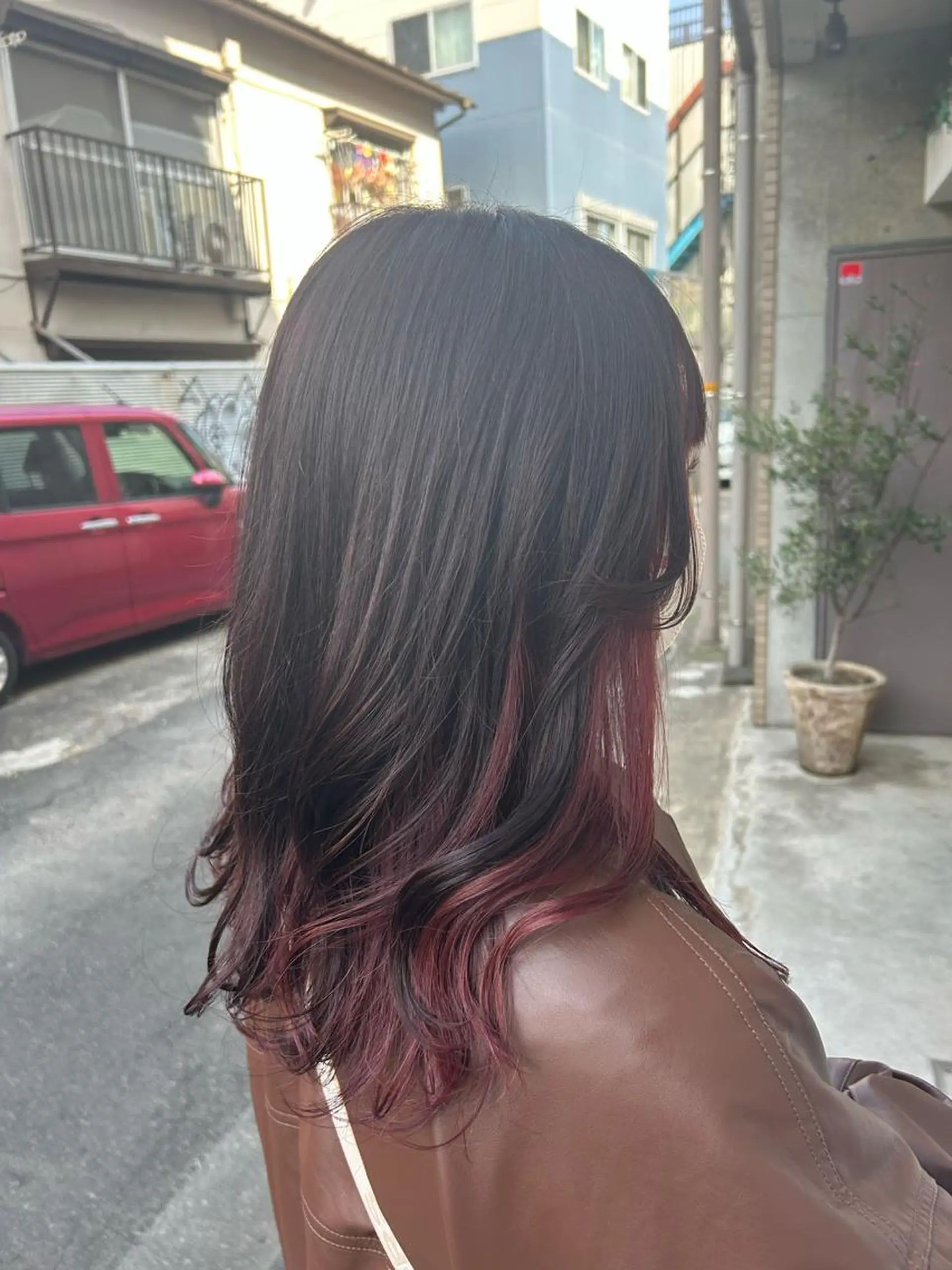 セミロング カラー 暖色･似合わせカラー (廣石沙英🎀)のヘアスタイル