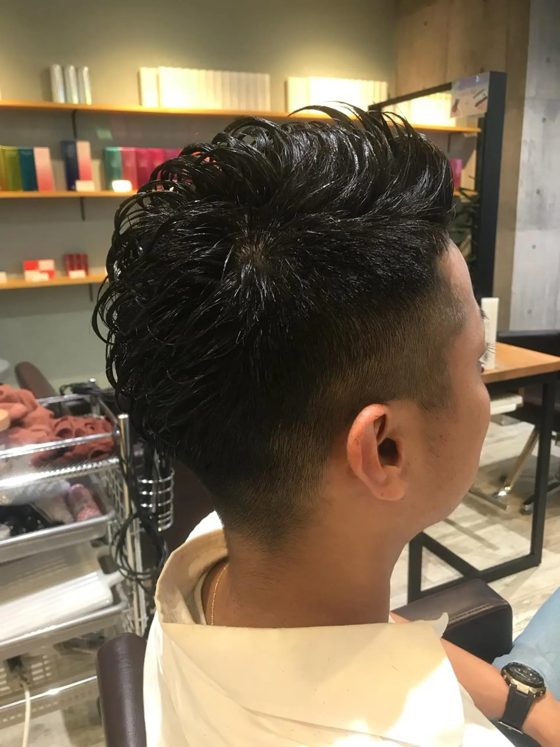 ショート カラー パーマ ヘアアレンジ メンズ キッズ ネイル マツエク・マツパ カット パーマ EnBlesS西宮 マンツーマン神道有基のヘアスタイル