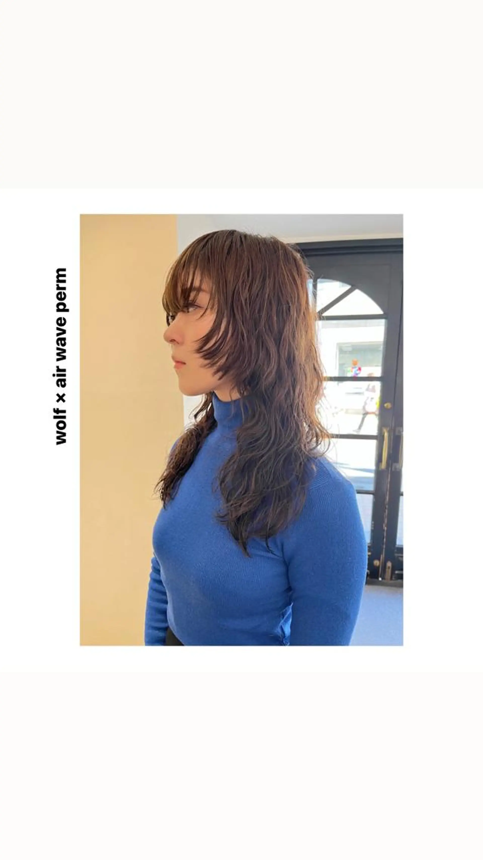 セミロング カラー パーマ ヘアアレンジ メンズ キッズ ネイル マツエク・マツパ アイブロウ メンズパーマ メンズウルフカット セミロングパーマ レイヤーカット ウルフカット カット ヘアカラー トリートメント hiro【沿線で叶う 似合わせhair】のヘアスタイル