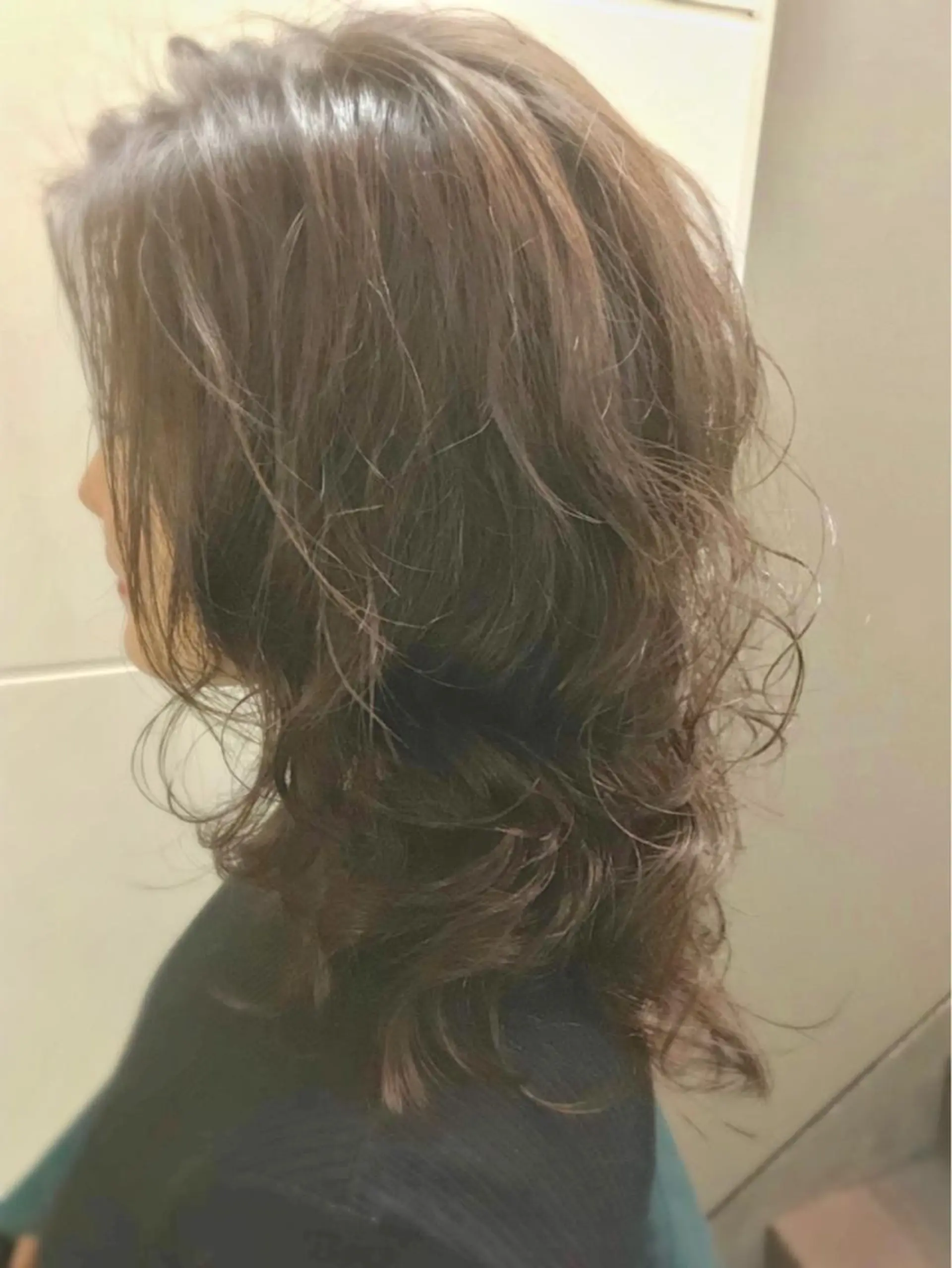 セミロング パーマ セミロングパーマ レイヤーカット 縮毛矯正✖️似合わせ 🌻ヒトミのヘアスタイル