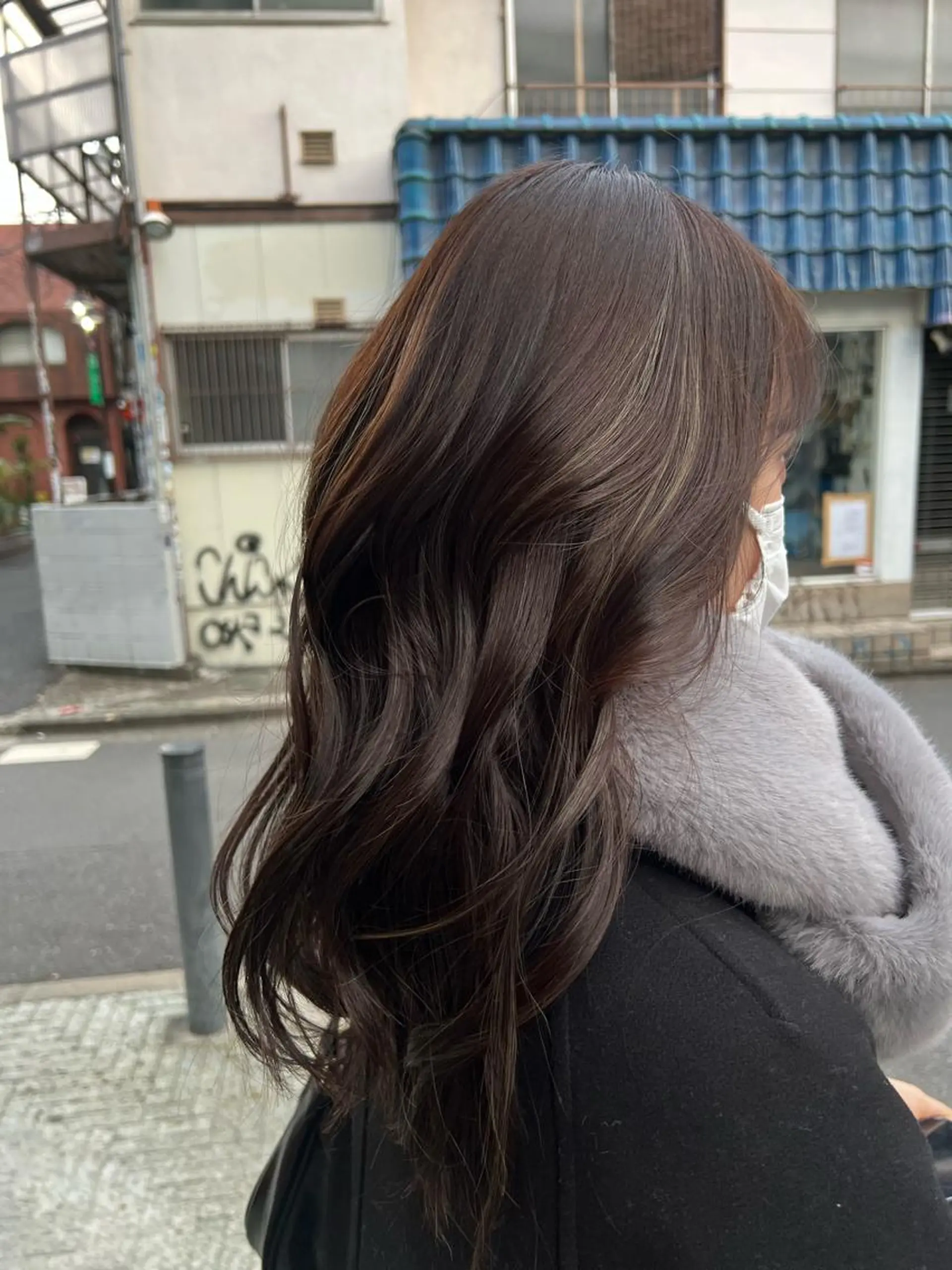 ロング カラー パーマ ヘアアレンジ ヘアカラー トリートメント ヘッドスパ ヘアセット 🌈インナーカラー ‘ショウマ’🌈のヘアスタイル