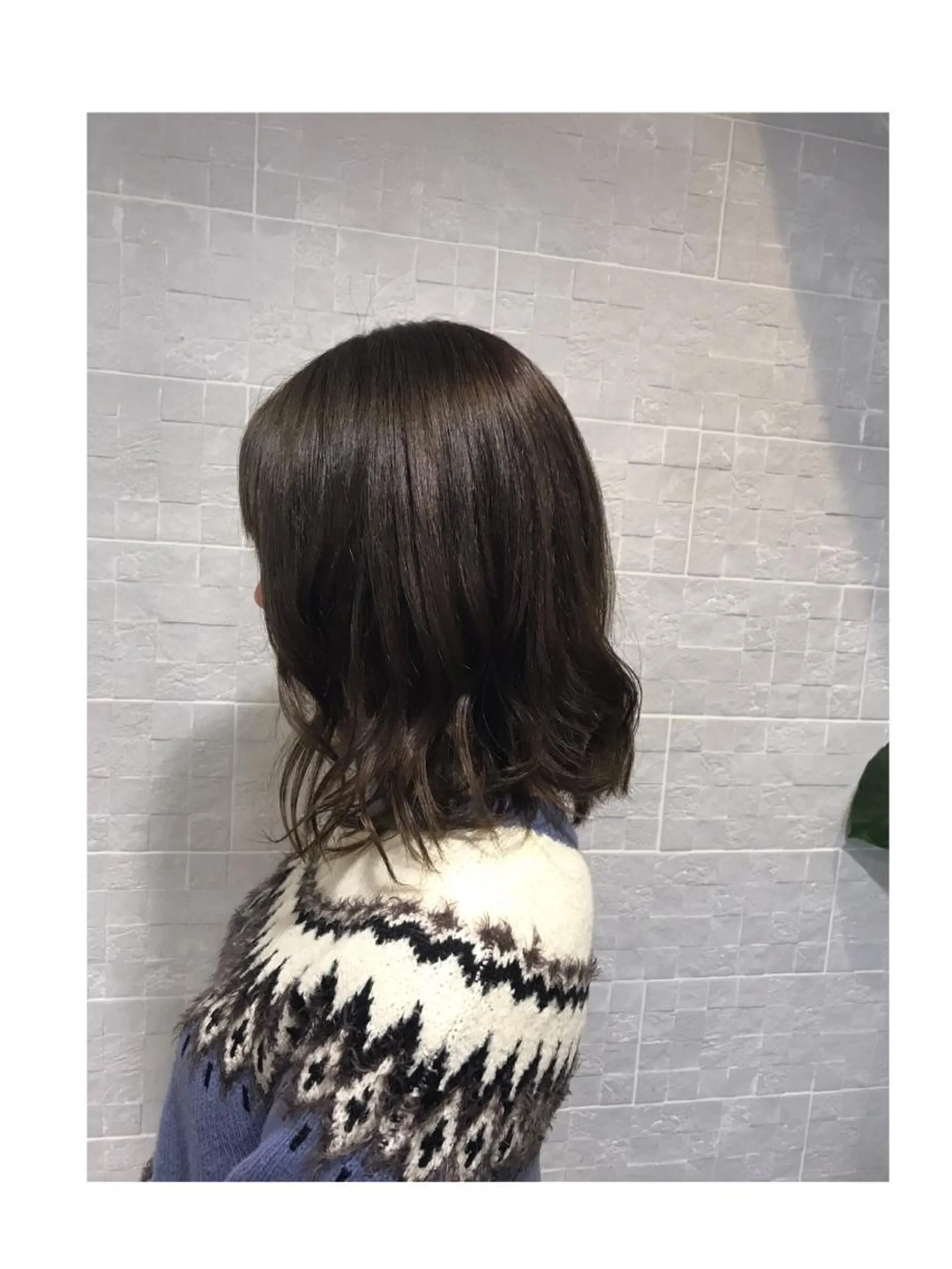 ミディアム カラー パーマ ヘアアレンジ shi hoのヘアスタイル