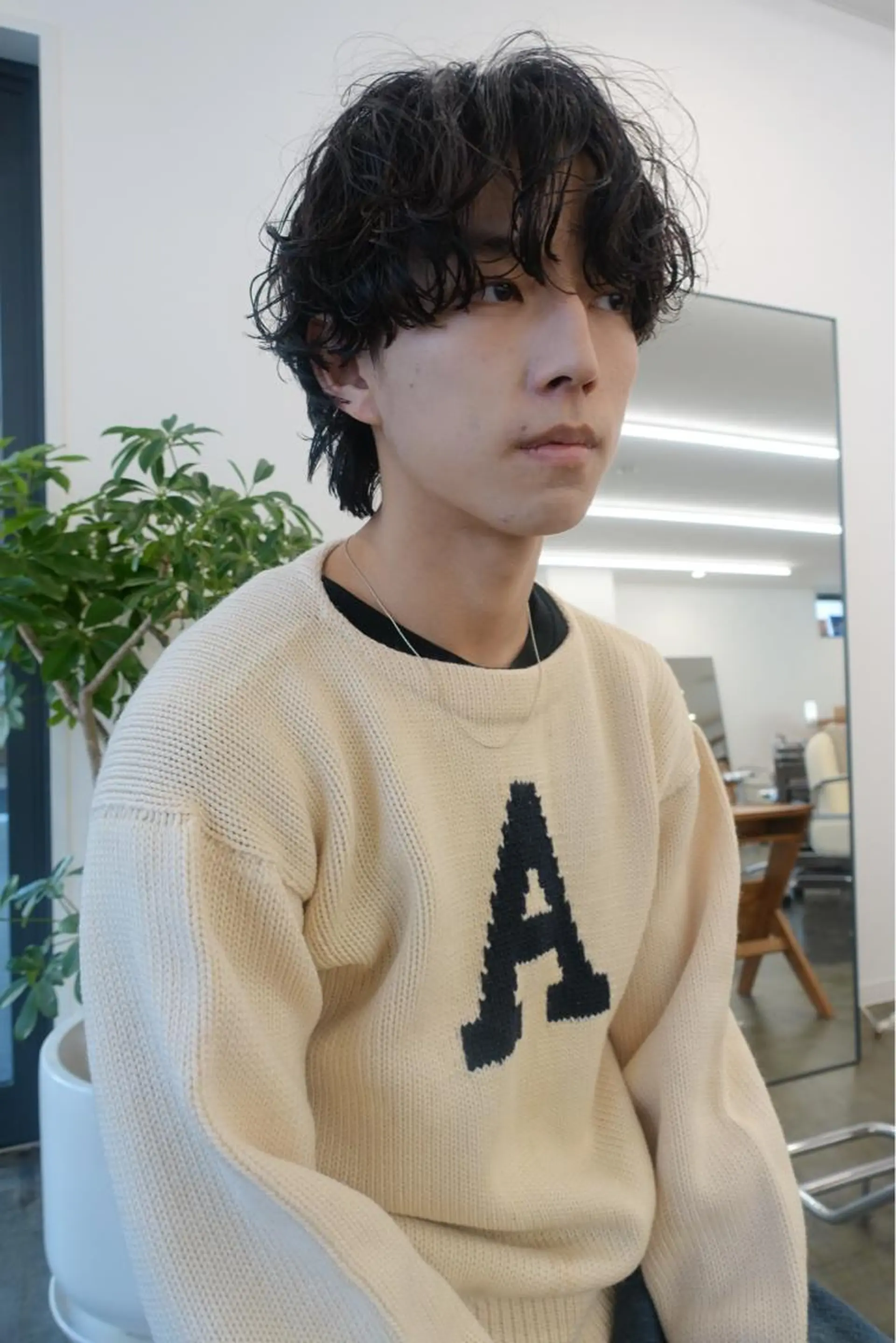 ショート パーマ メンズ カット パーマ トリートメント 💓パーマ，💗 レイヤーカットのヘアスタイル