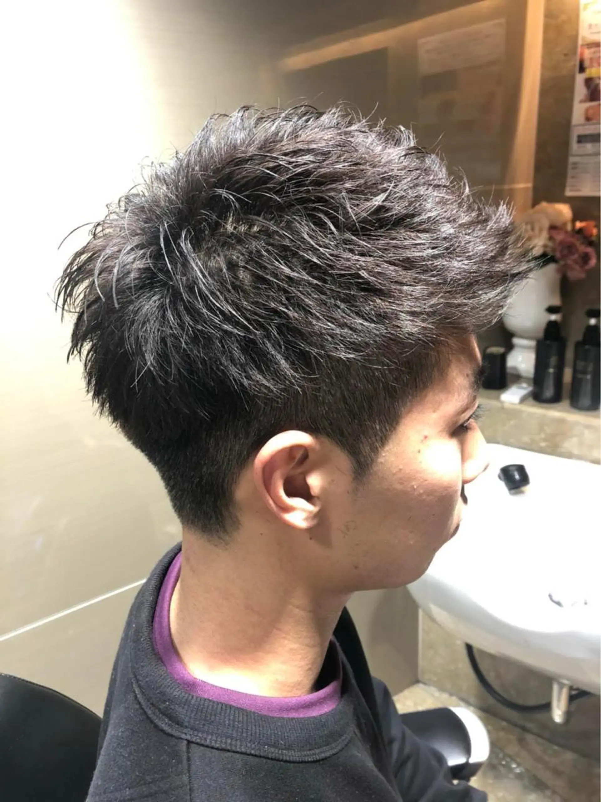 ショート メンズ 餘野 翔舞のヘアスタイル