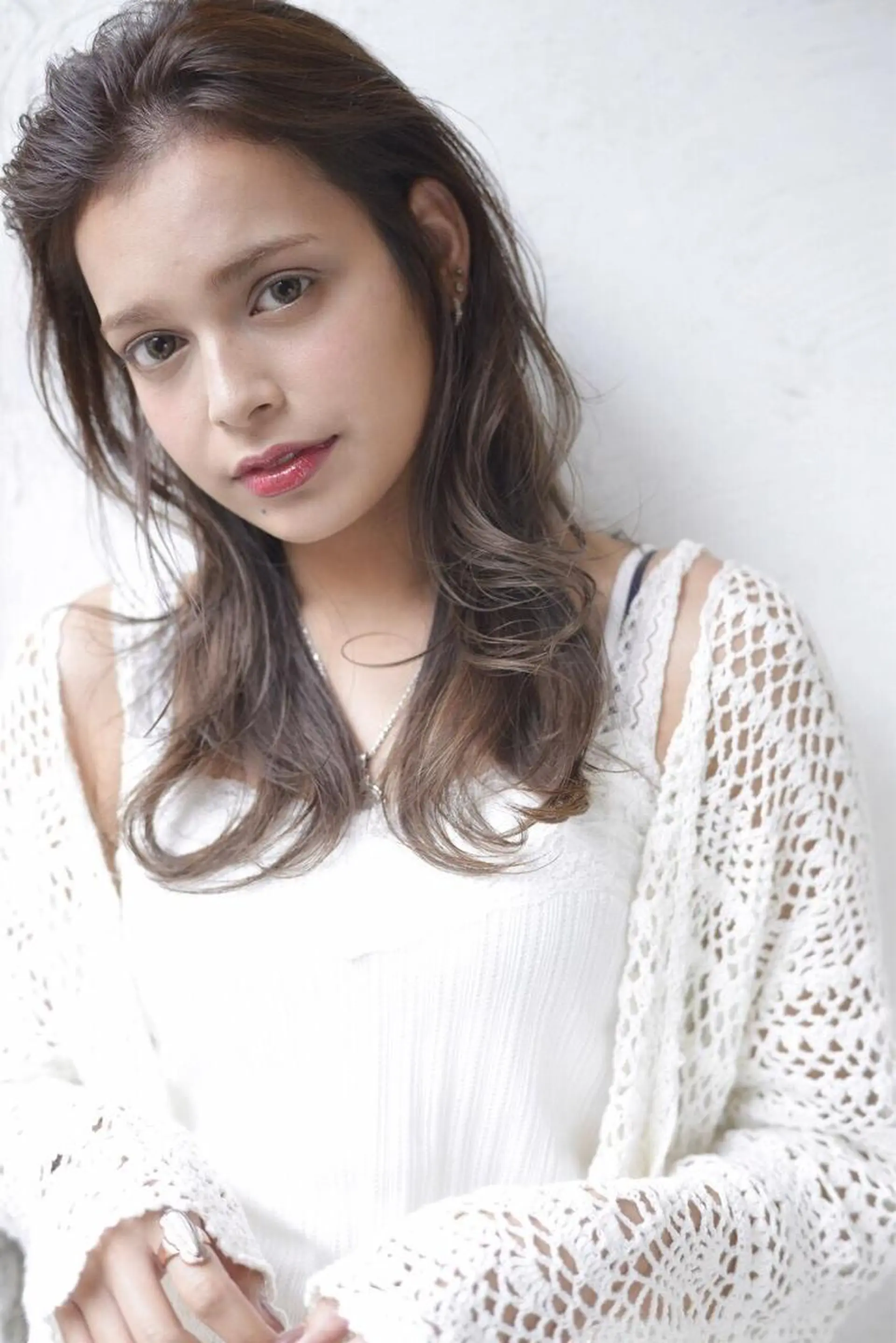 セミロング カラー パーマ ヘアアレンジ メンズ キッズ ネイル マツエク・マツパ メンズハイライト アッシュ アッシュブラウン ブラウンカラー 透明感カラー カット ヘアカラー 🌈デザインヘア職人 Kaede🌈のヘアスタイル