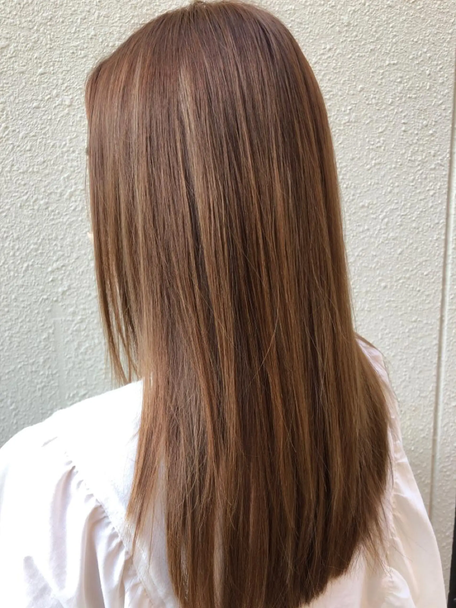 ロング ヘアカラー トリートメント 艶カラー🩵💛 NANAのヘアスタイル