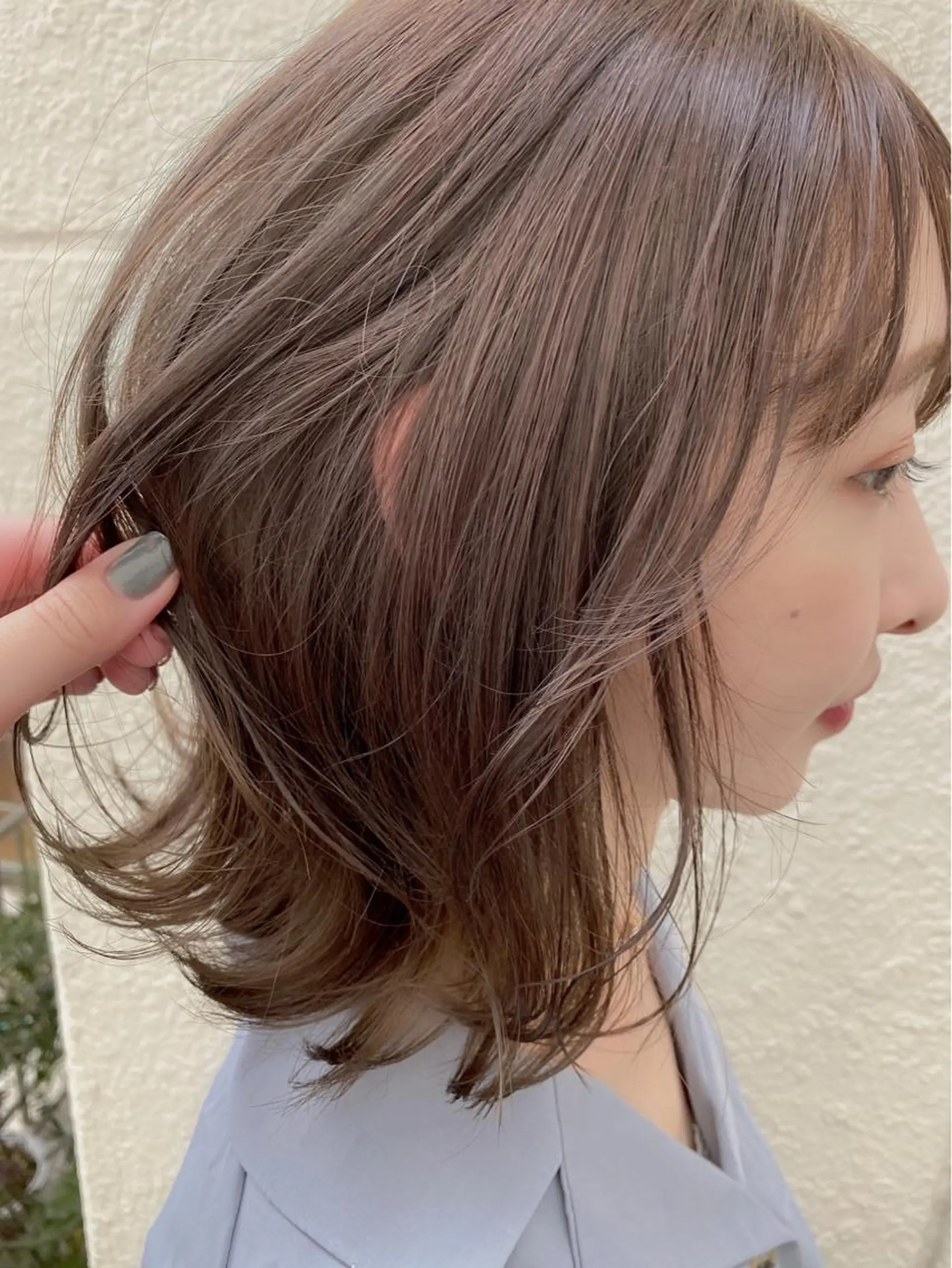 ショート カラー ブラウンカラー チョコレートブラウン sio.nail&eyebrow salon shimokitazawa2号店所属・nailist mana𖤐´-のネイルデザイン