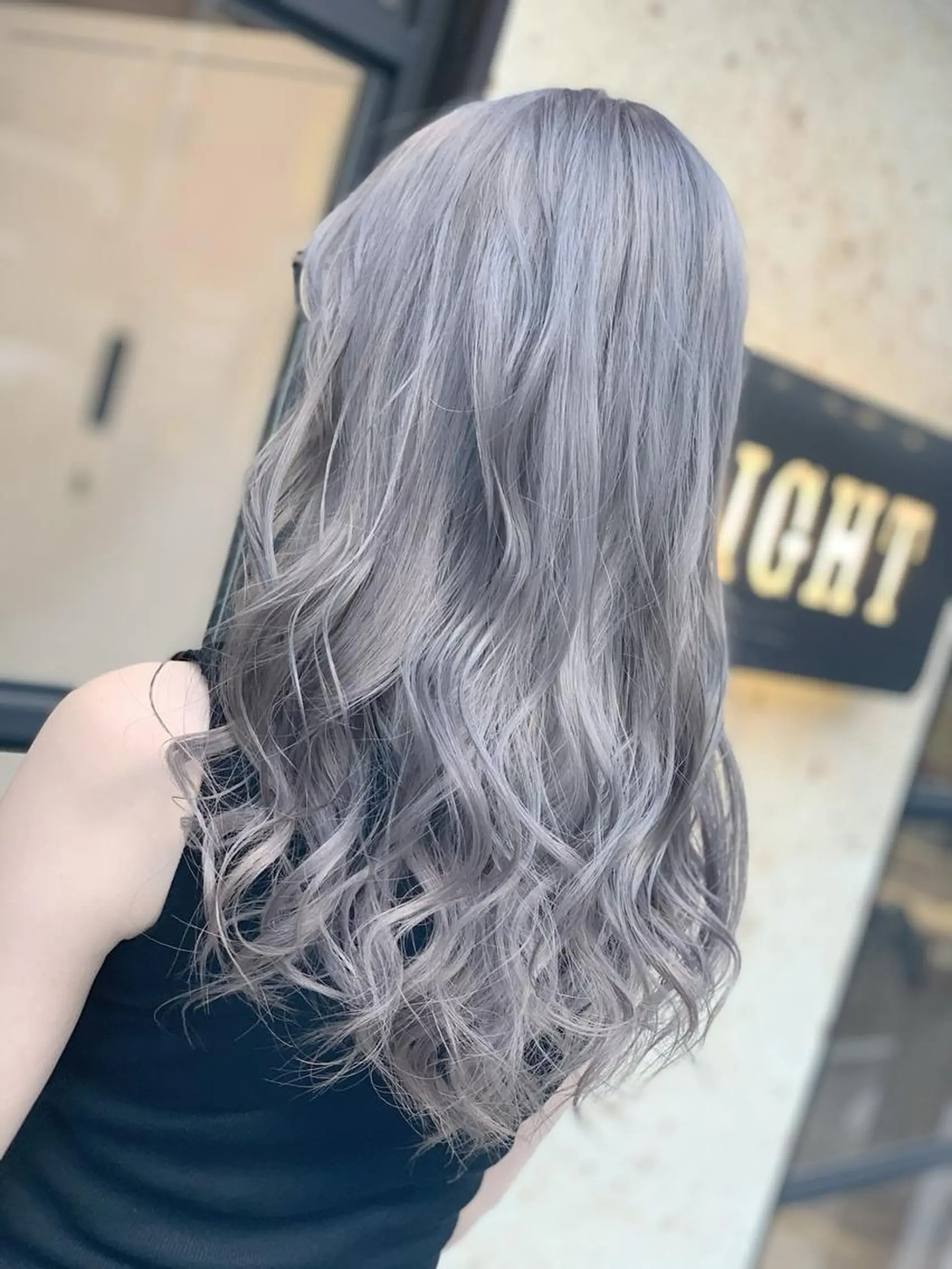 セミロング カラー ヘアアレンジ カット ヘアカラー トリートメント 髪質改善×ハイトーン 中田啄也のヘアスタイル