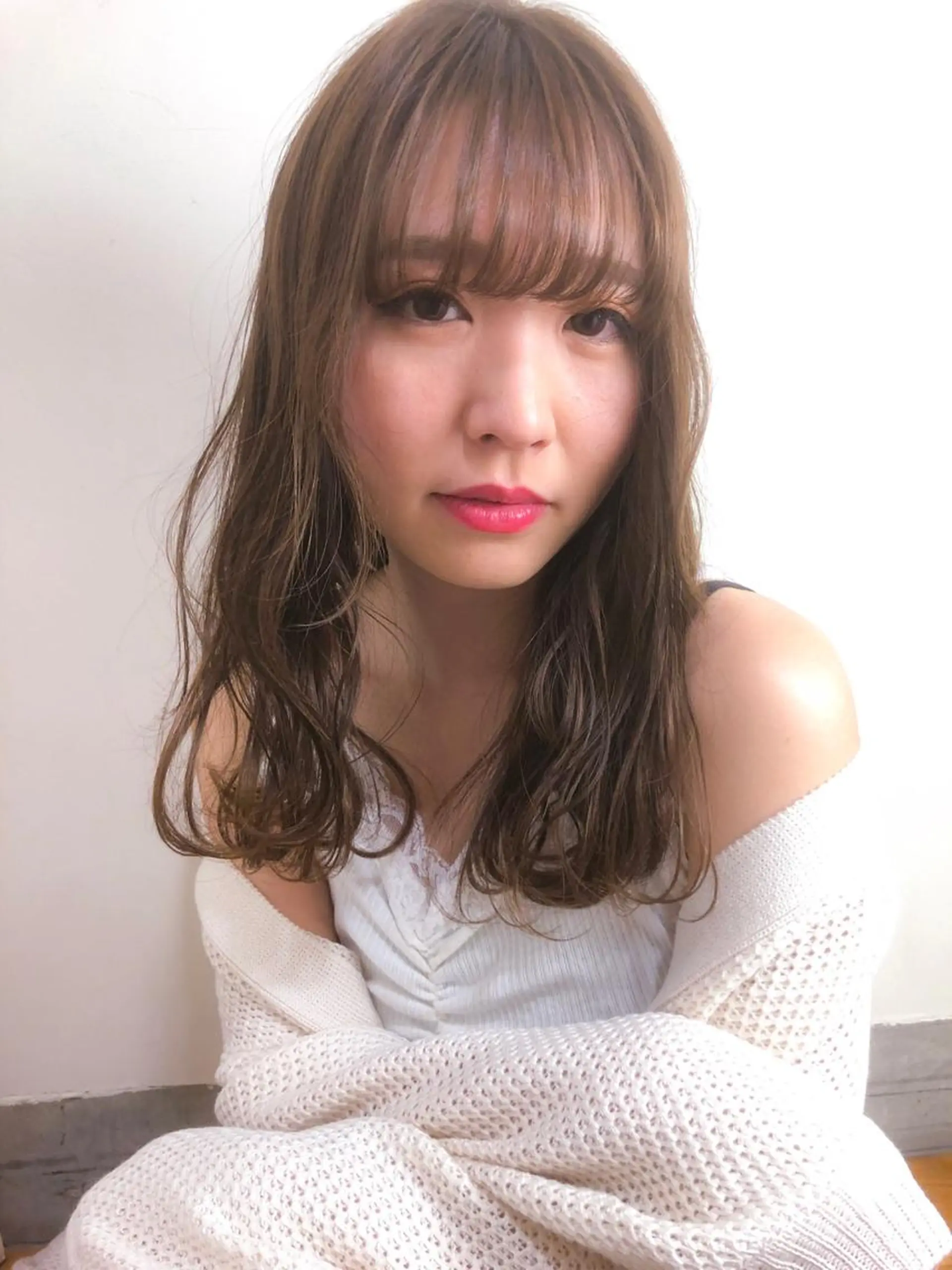 セミロング ヘアカラー 【髪質改善】 川津翔太のヘアスタイル