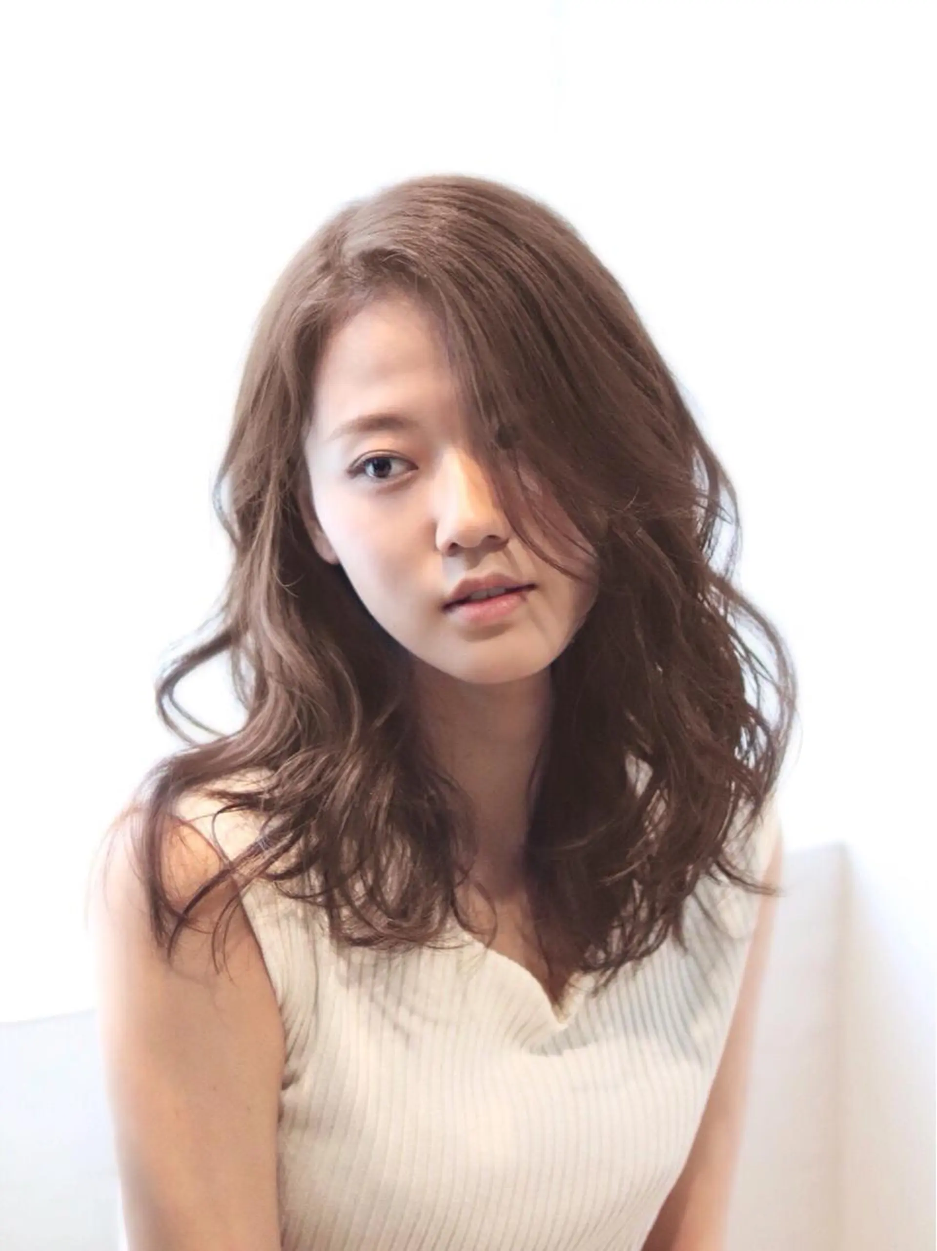 ロング カット ヘアカラー パーマ トリートメント 髪質改善🌈縮毛矯正 荻原　達矢のヘアスタイル