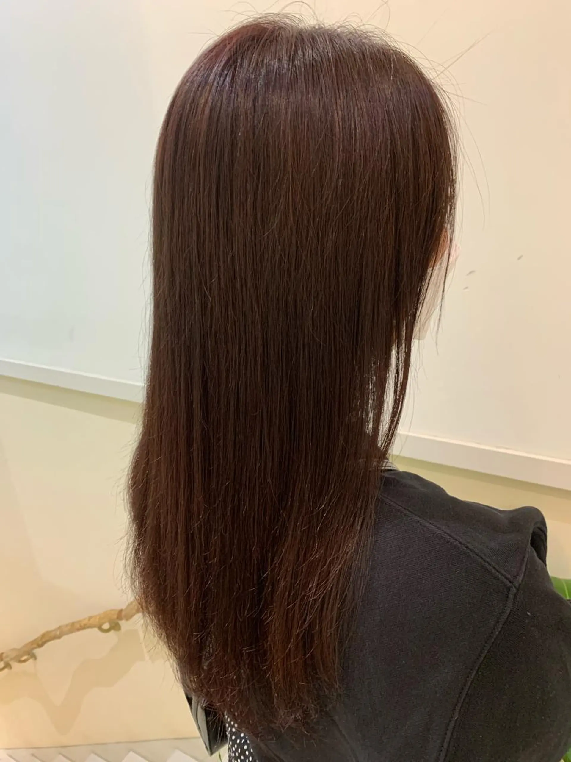 ロング カラー ブリーチしない暖色 カラー🥀杉 優菜のヘアスタイル