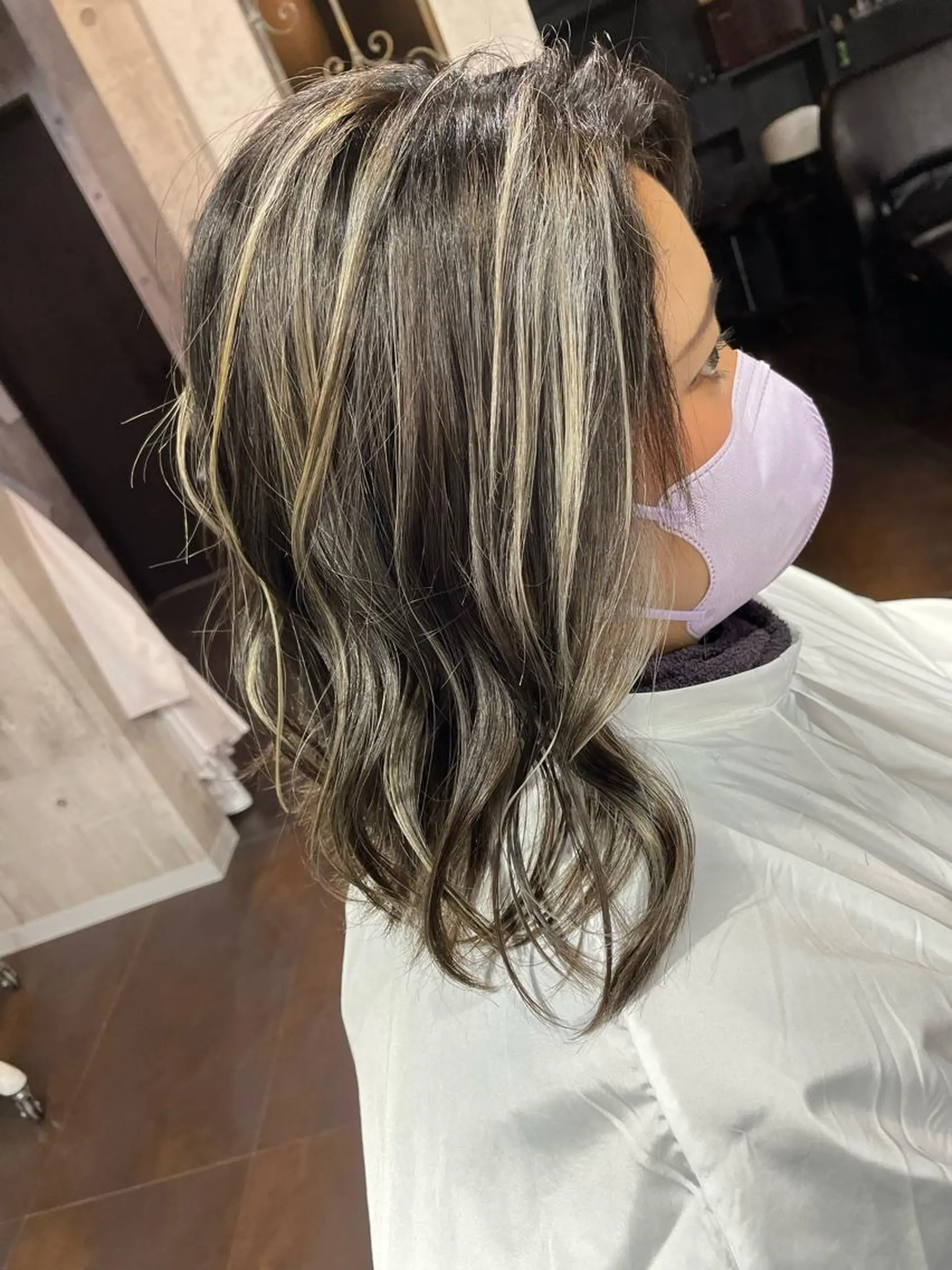 セミロング カラー パーマ ヘアアレンジ メンズ キッズ ネイル マツエク・マツパ アイブロウ シールエクステ メンズバレイヤージュ メンズハイライト メンズインナーカラー メンズ韓国風 北千住10分 肥高　壮汰のヘアスタイル