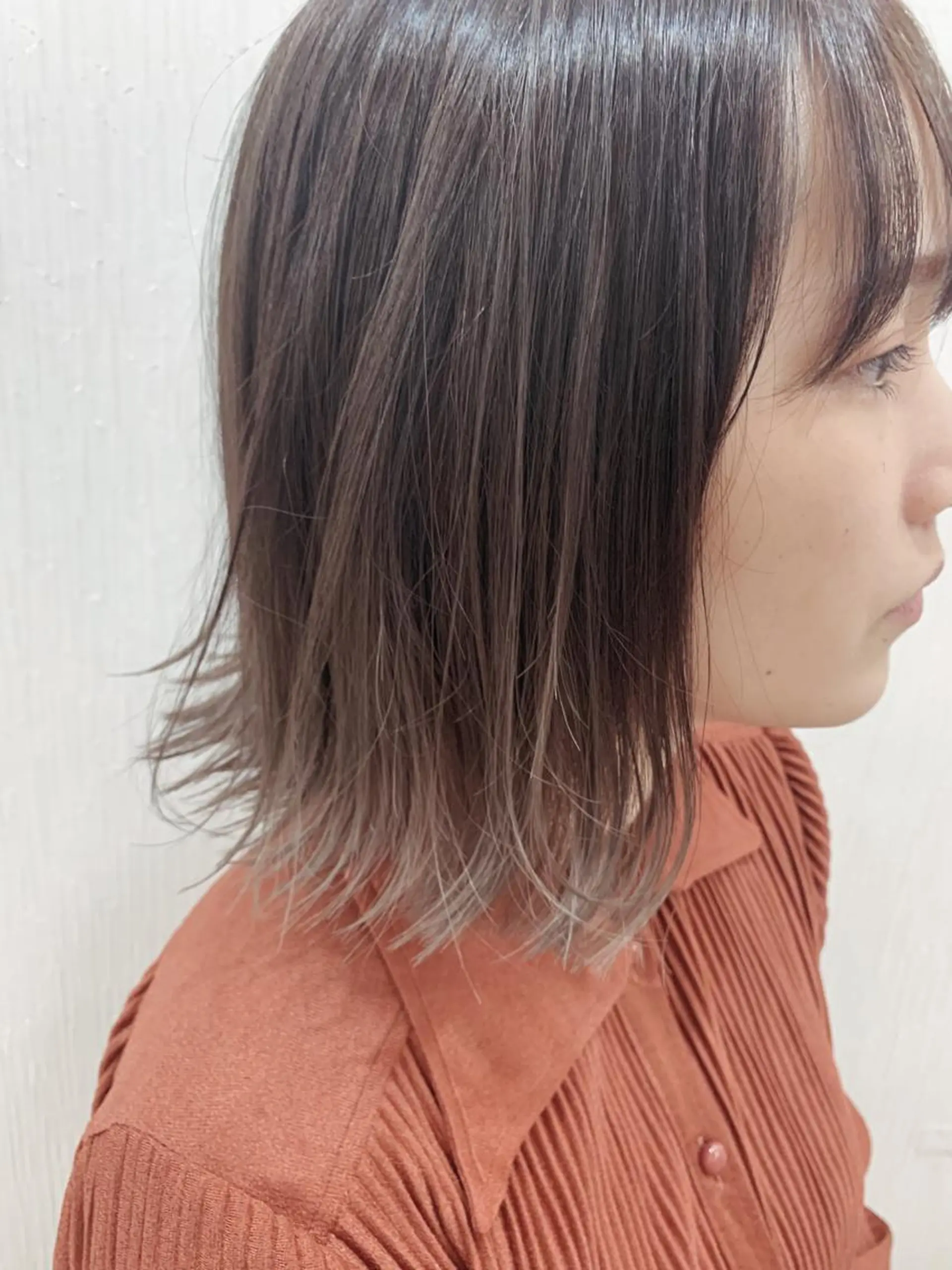 ミディアム カラー レイヤーカットモデル 募集/藤原一真のヘアスタイル