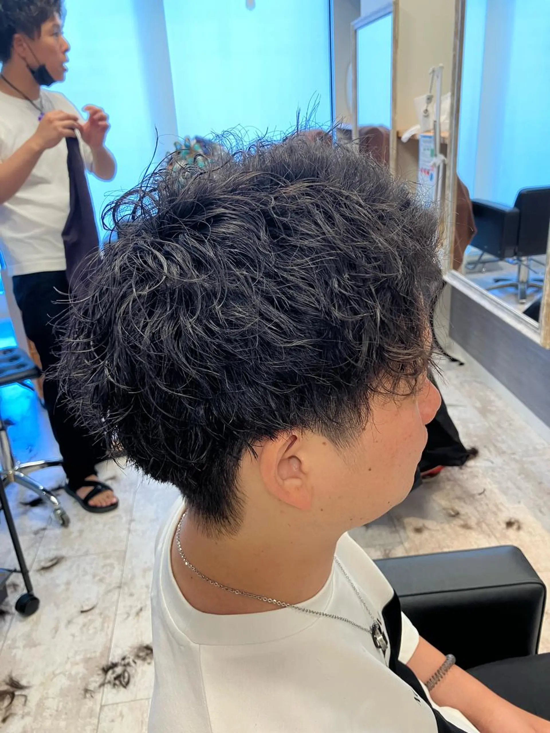 パーマ メンズ カット パーマ メンズ特化/パーマ/ フェードWATARUのヘアスタイル