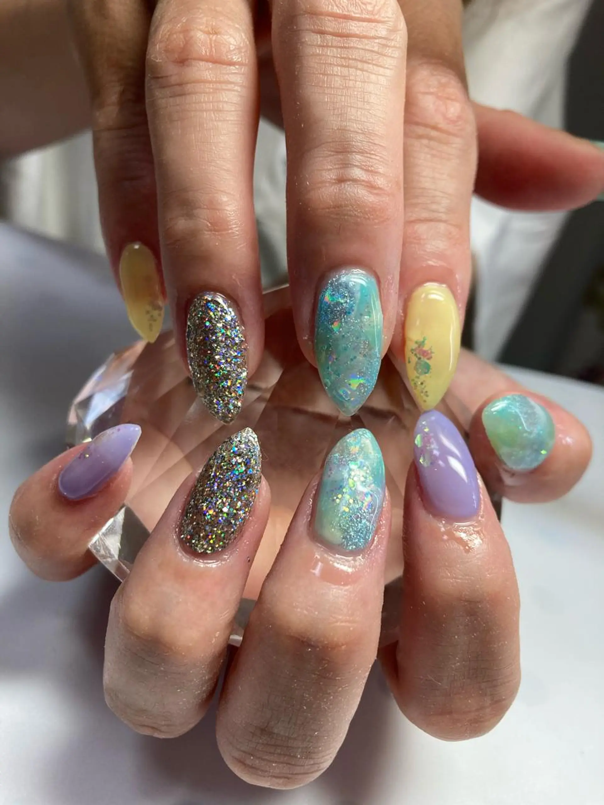 セミロング ネイル nail yukkoのネイルデザイン