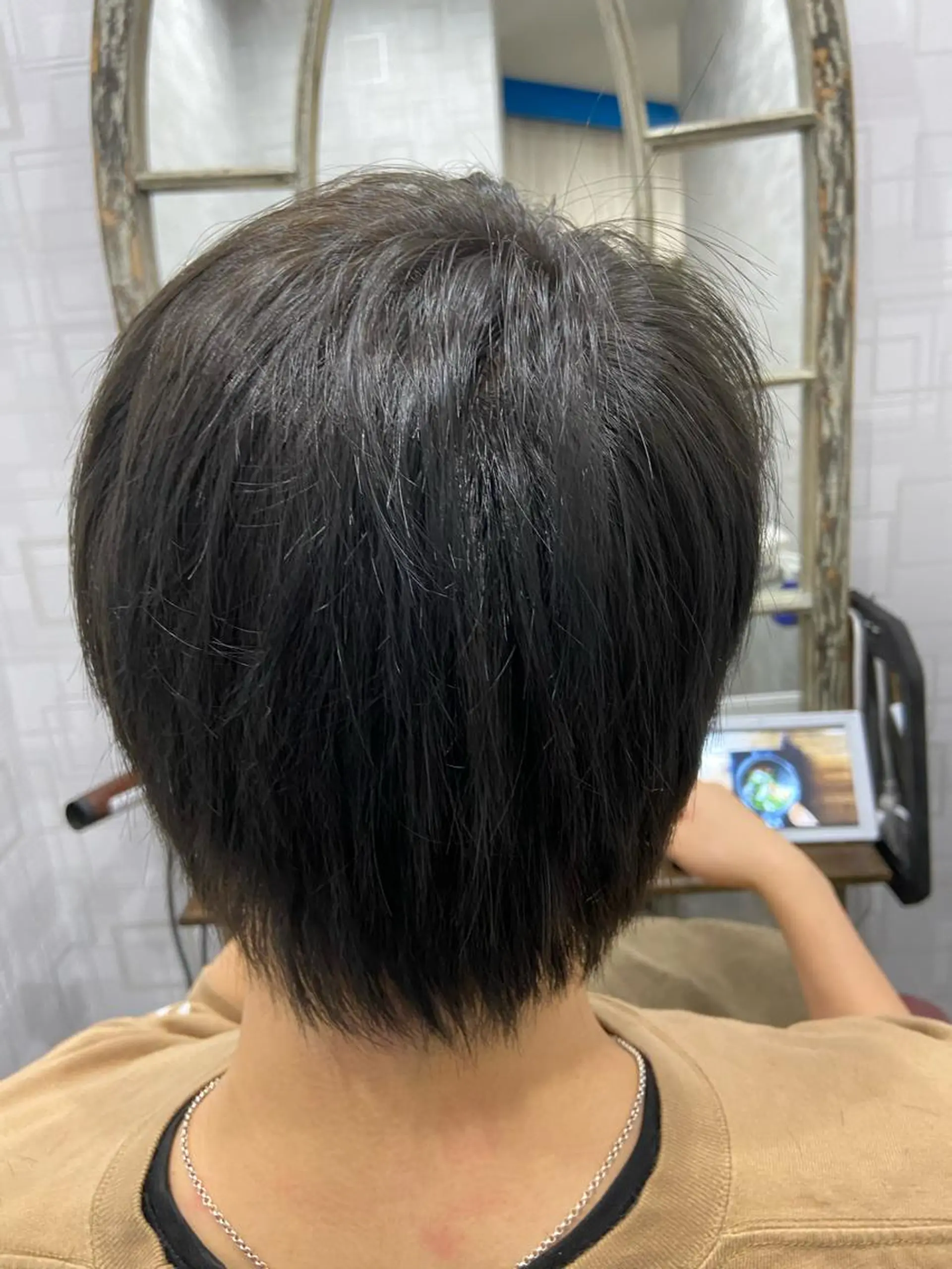 ショート カラー メンズ カットパーマ✂️ 小坂田玲亜のヘアスタイル