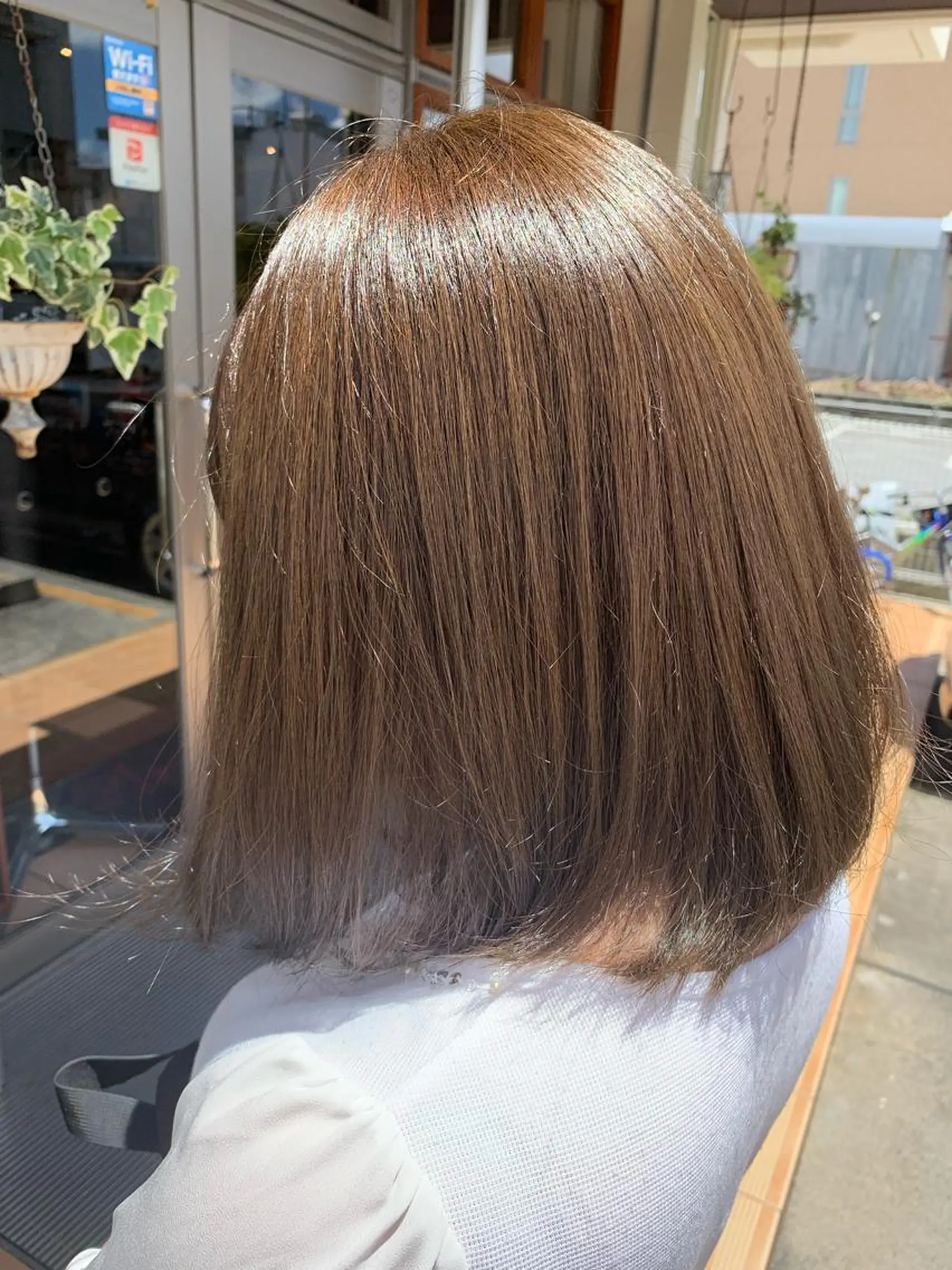 ミディアム カラー 屋比久 一樹のヘアスタイル