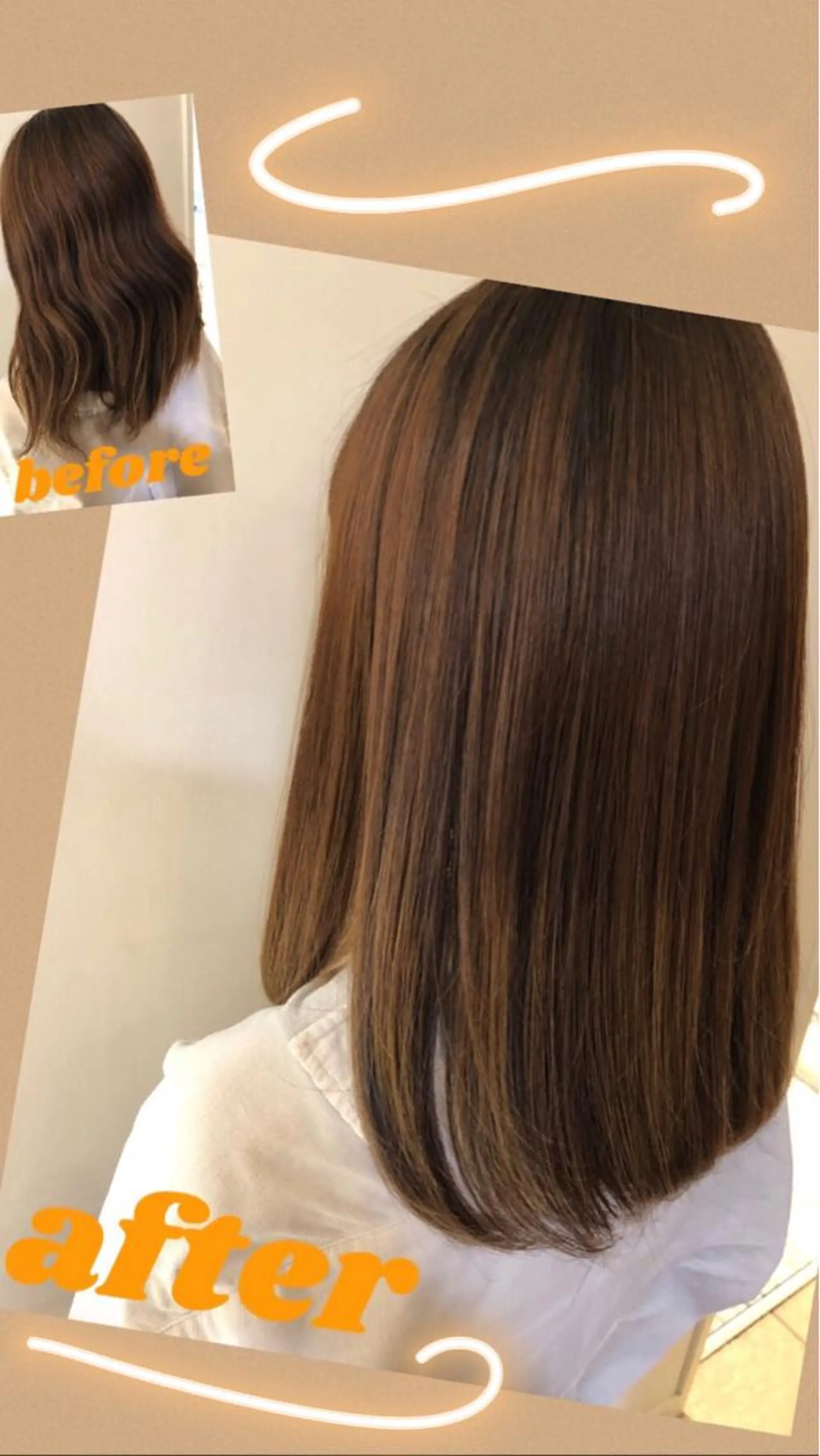 ミディアム カラー トリートメント 韓国hair ·͜· watanabeのヘアスタイル