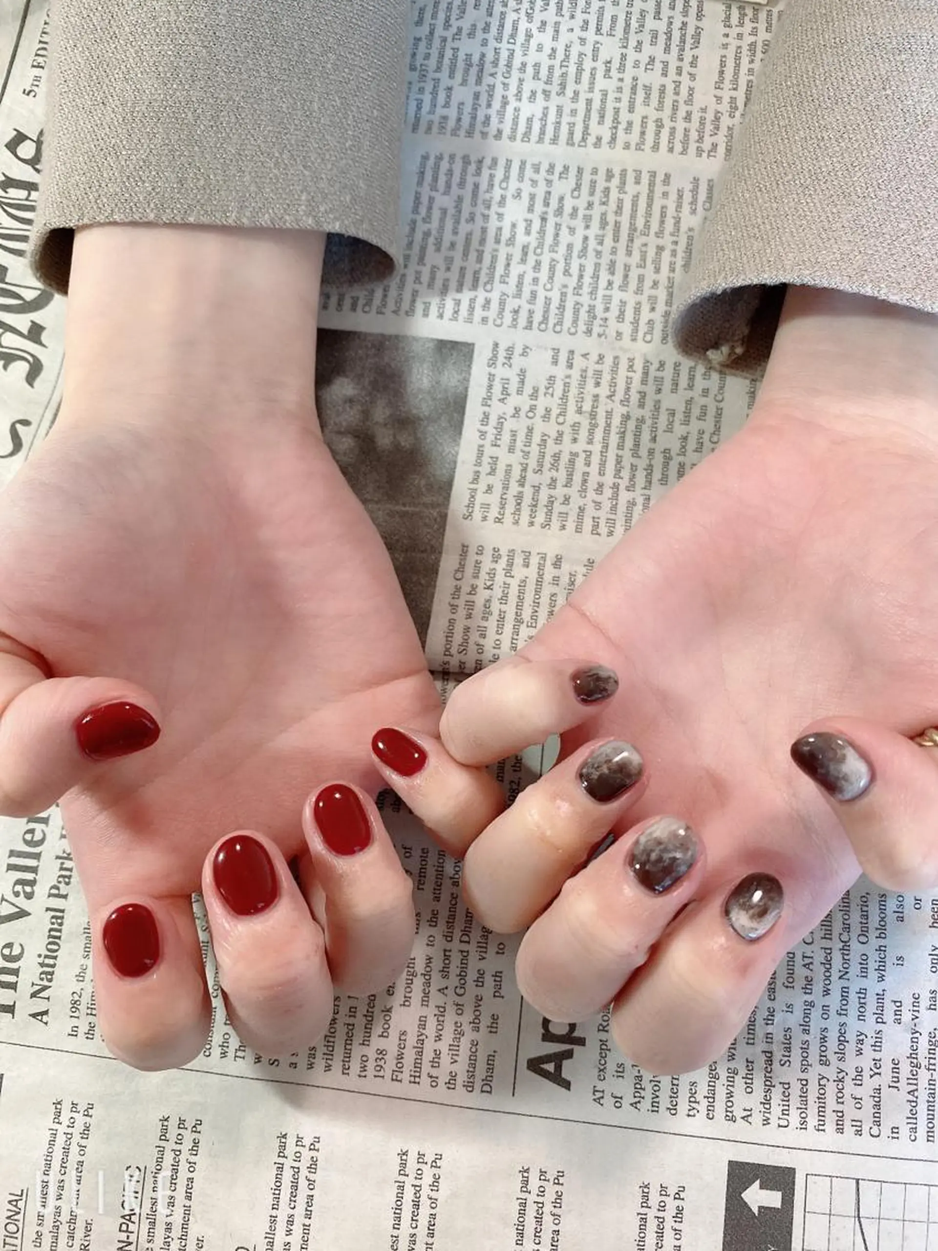 ネイル ハンドネイル ハンドケア 森山 舞のネイルデザイン