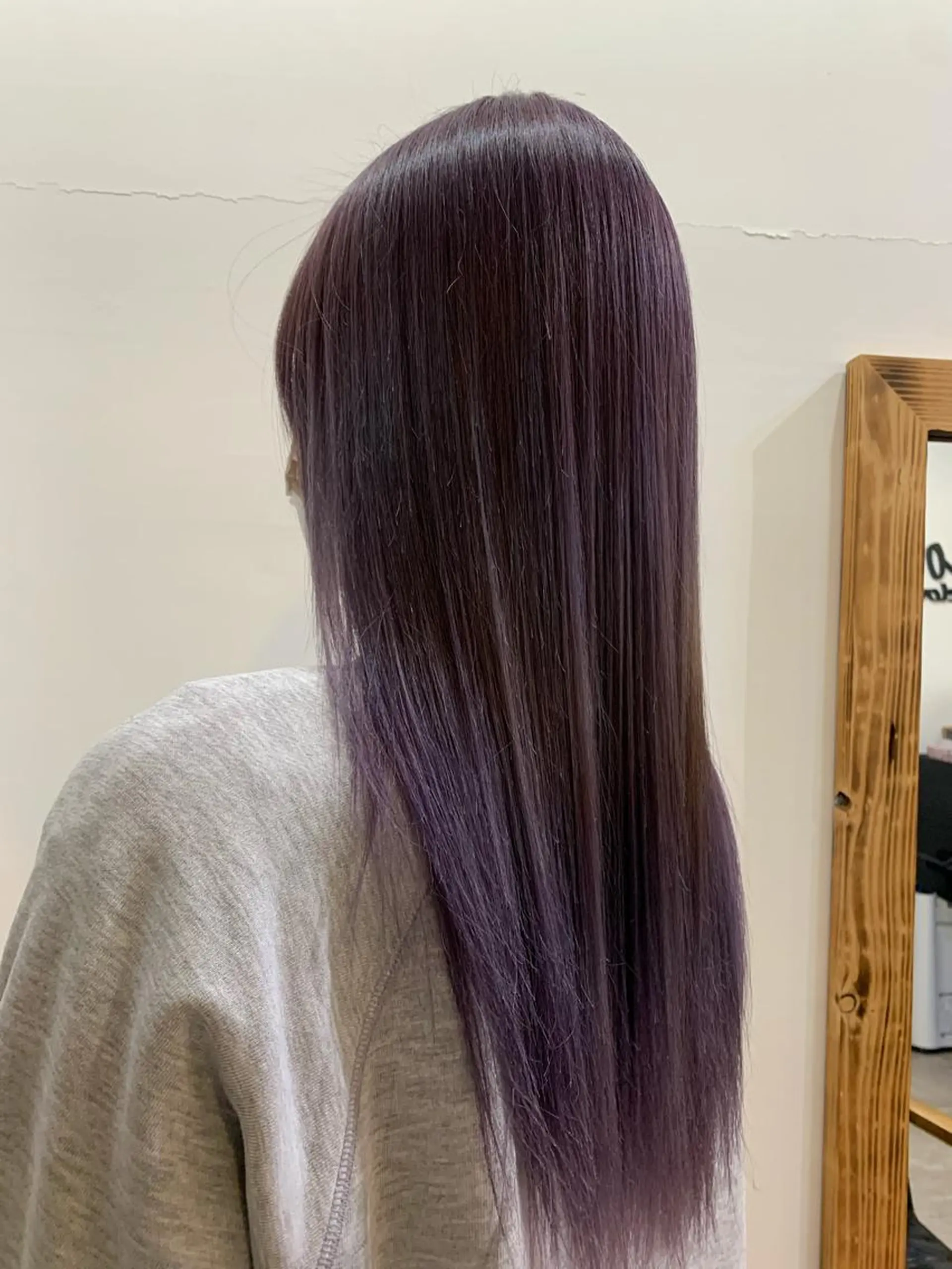 ロング カラー パーマ ヘアアレンジ メンズ キッズ ネイル マツエク・マツパ アイブロウ 🤍韓国風レイヤー/ 艶髪🤍鳥越美羽のヘアスタイル