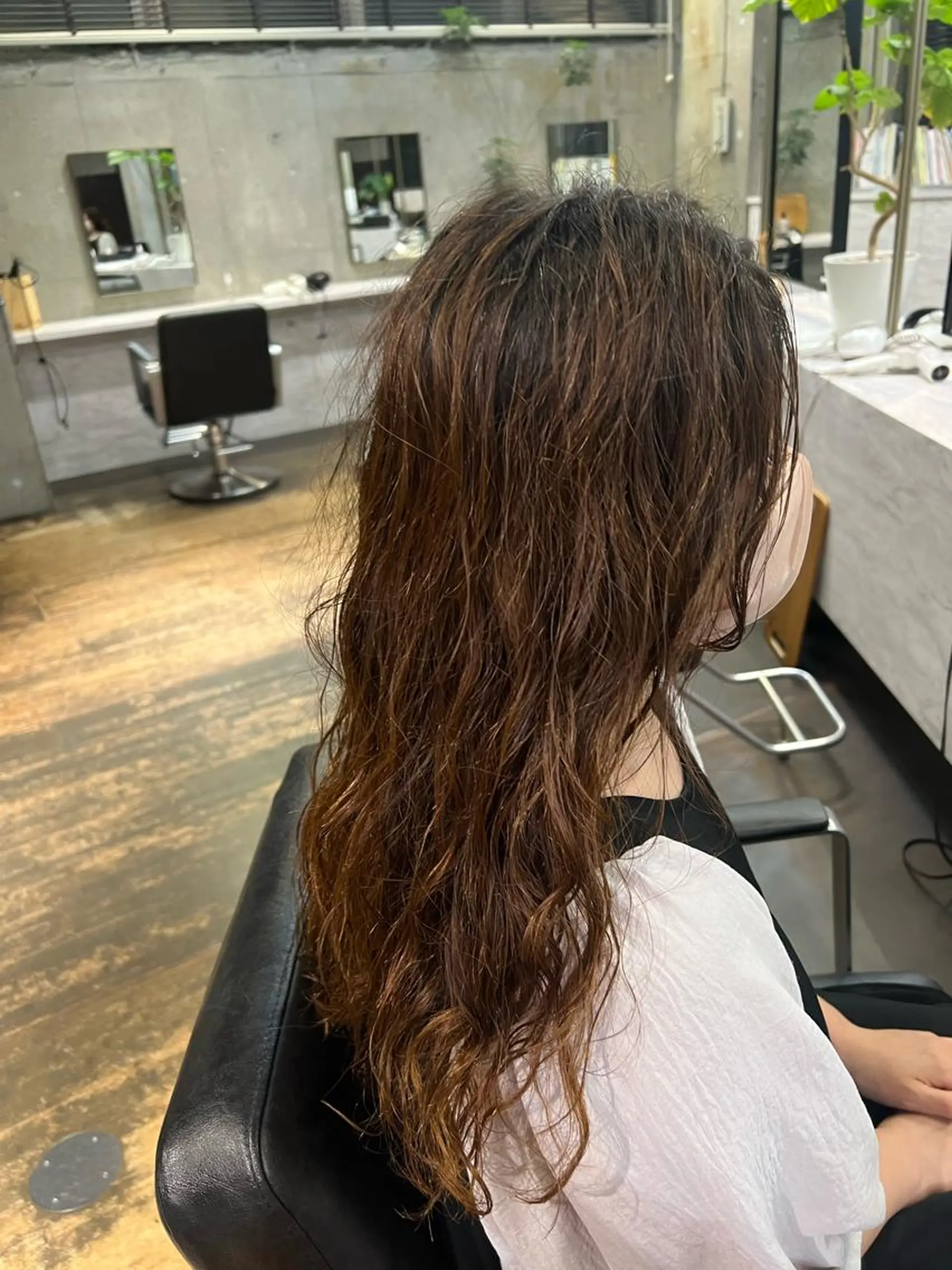 ロング パーマ パーマ 松井美樹/似合わせ ガーリー・韓国のヘアスタイル