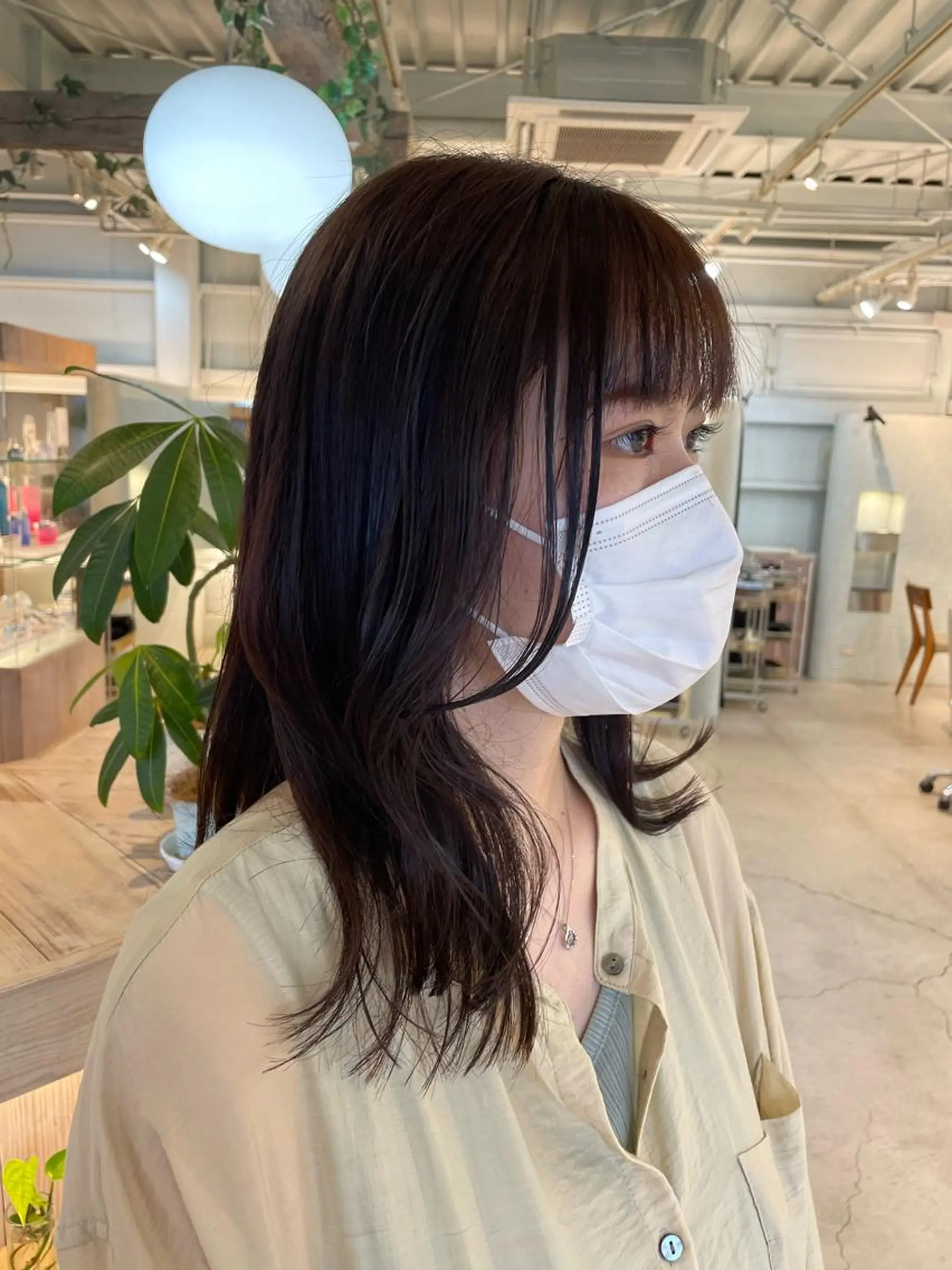 セミロング カラー レイヤーカット/ マリアのヘアスタイル