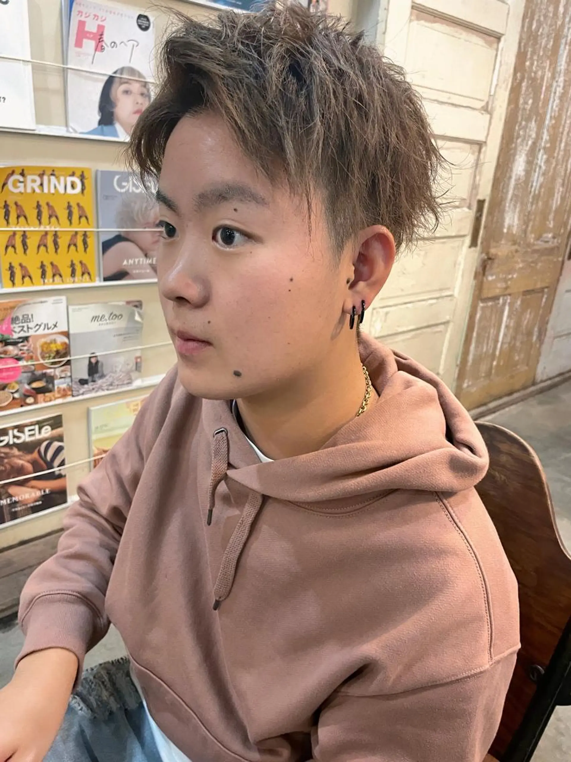 メンズ メンズ特化美容師 ハスイルイのヘアスタイル