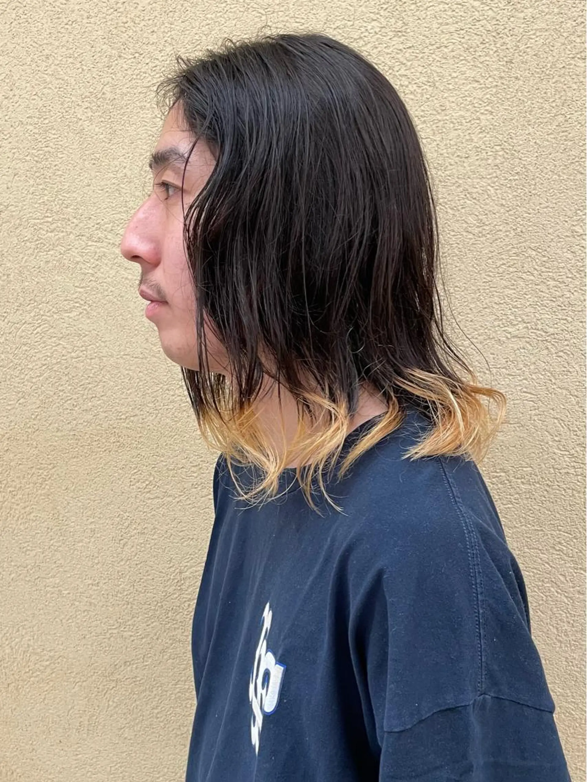 ミディアム カラー メンズ 塩谷 雪花のヘアスタイル