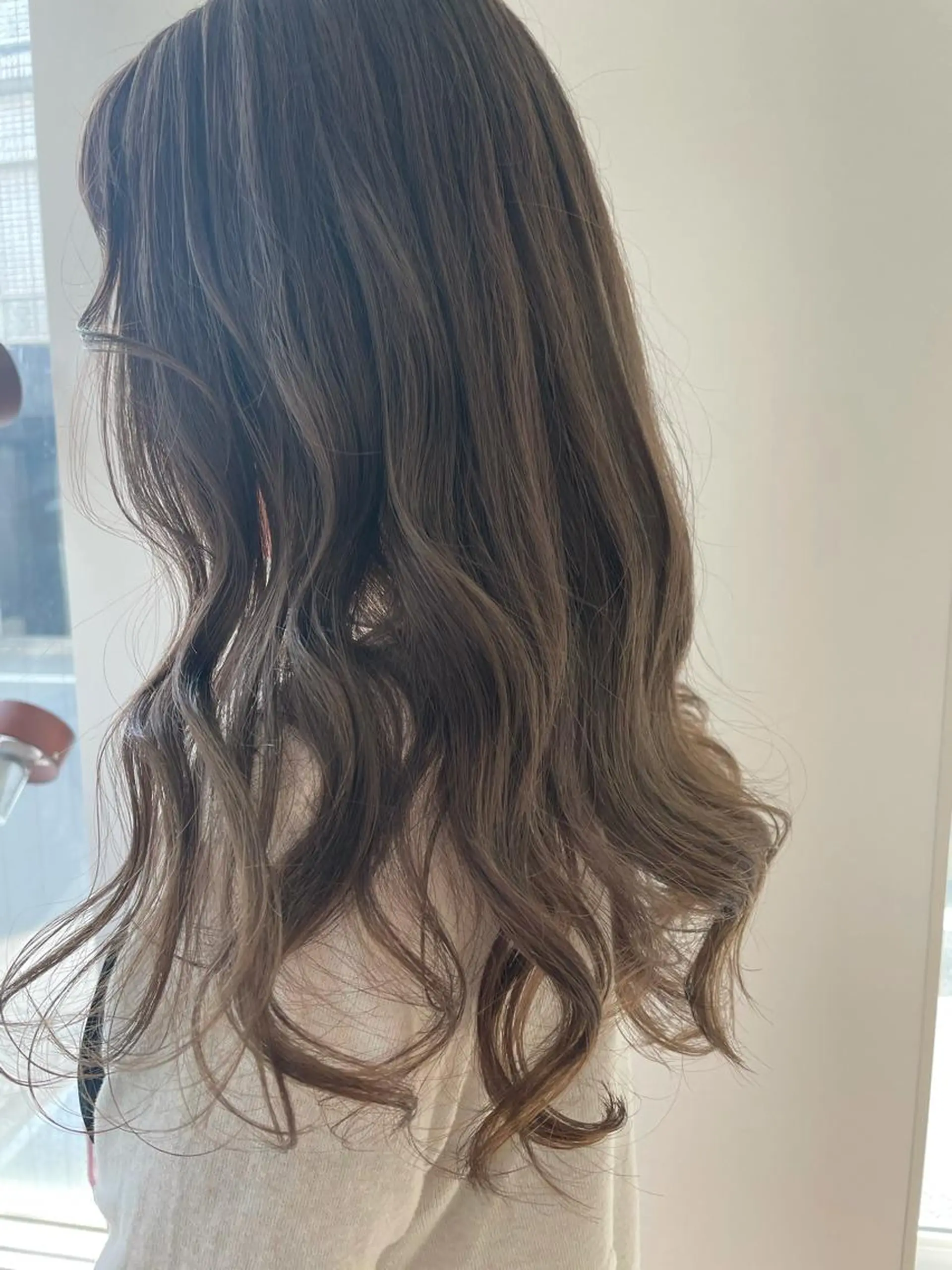 ロング カラー ベージュカラー ブリーチ 福島成美/髪質改善 縮毛矯正/カラーのヘアスタイル