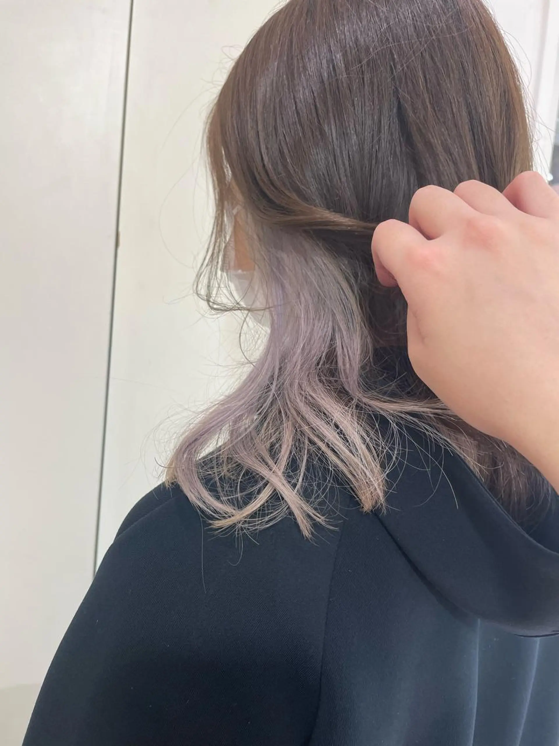 ミディアム カラー ラベンダーカラー ヘアカラー 🦋透明感 艶カラー Rie🦋のヘアスタイル