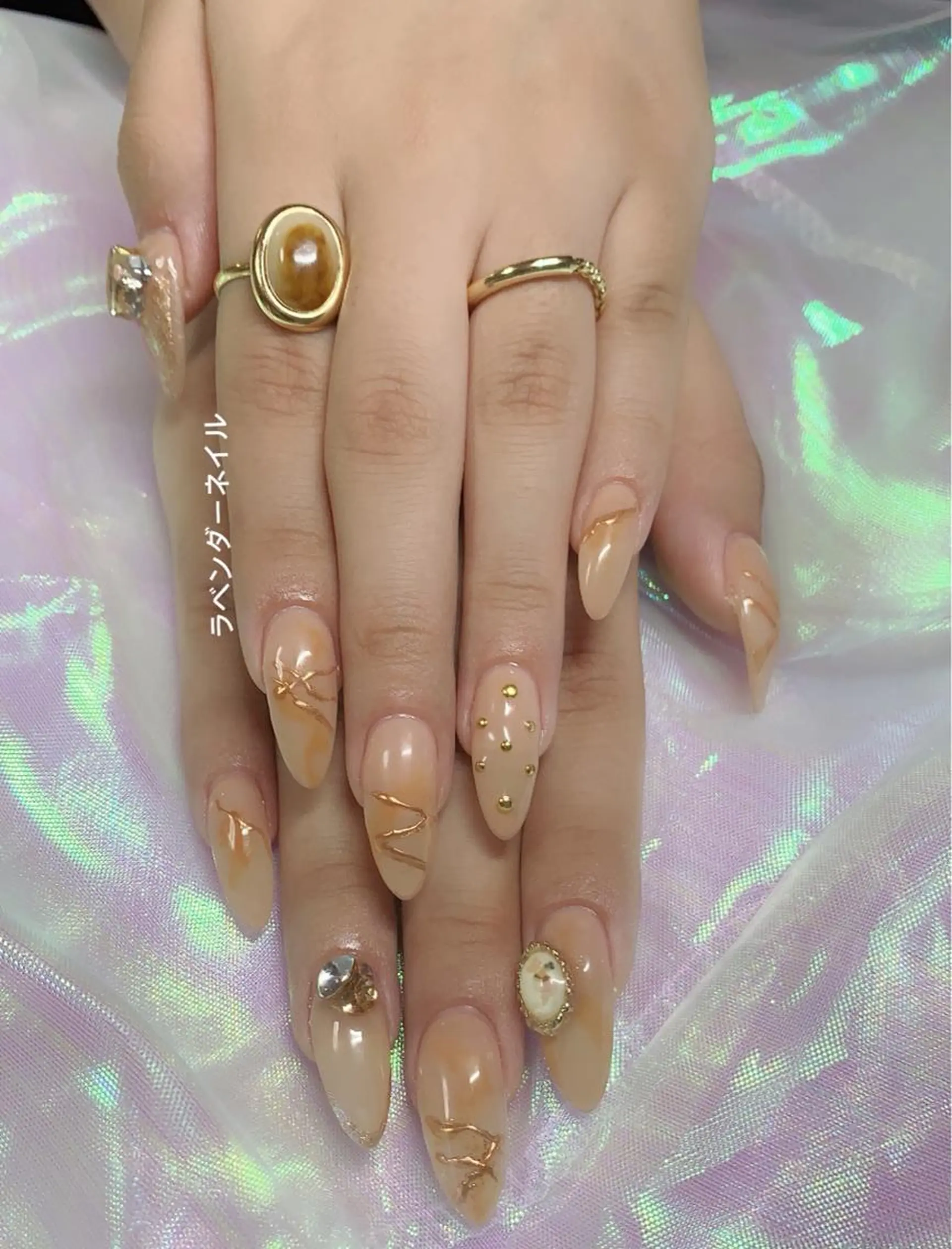 ネイル ラベンダー💖日暮里 ルル💖ネイルのネイルデザイン