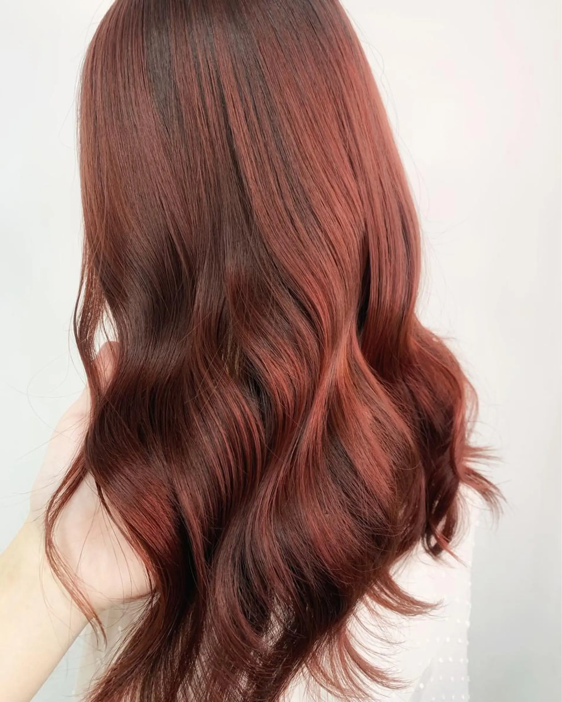 ロング カラー レッドカラー ヘアカラー トリートメント ✨カラー指名 No.1✨keitaのヘアスタイル