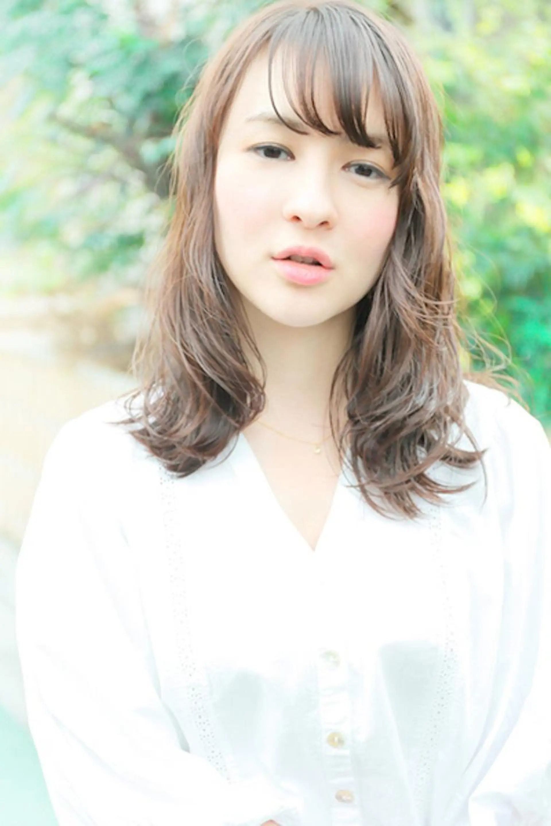 ロング アルファ シェリのヘアスタイル