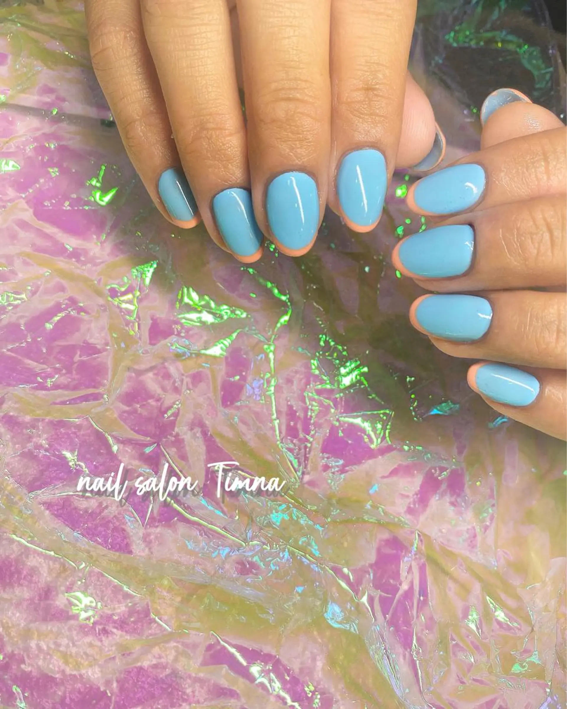 ミディアム ハンドネイル NAILSALON 🍔Timna🍟のネイルデザイン