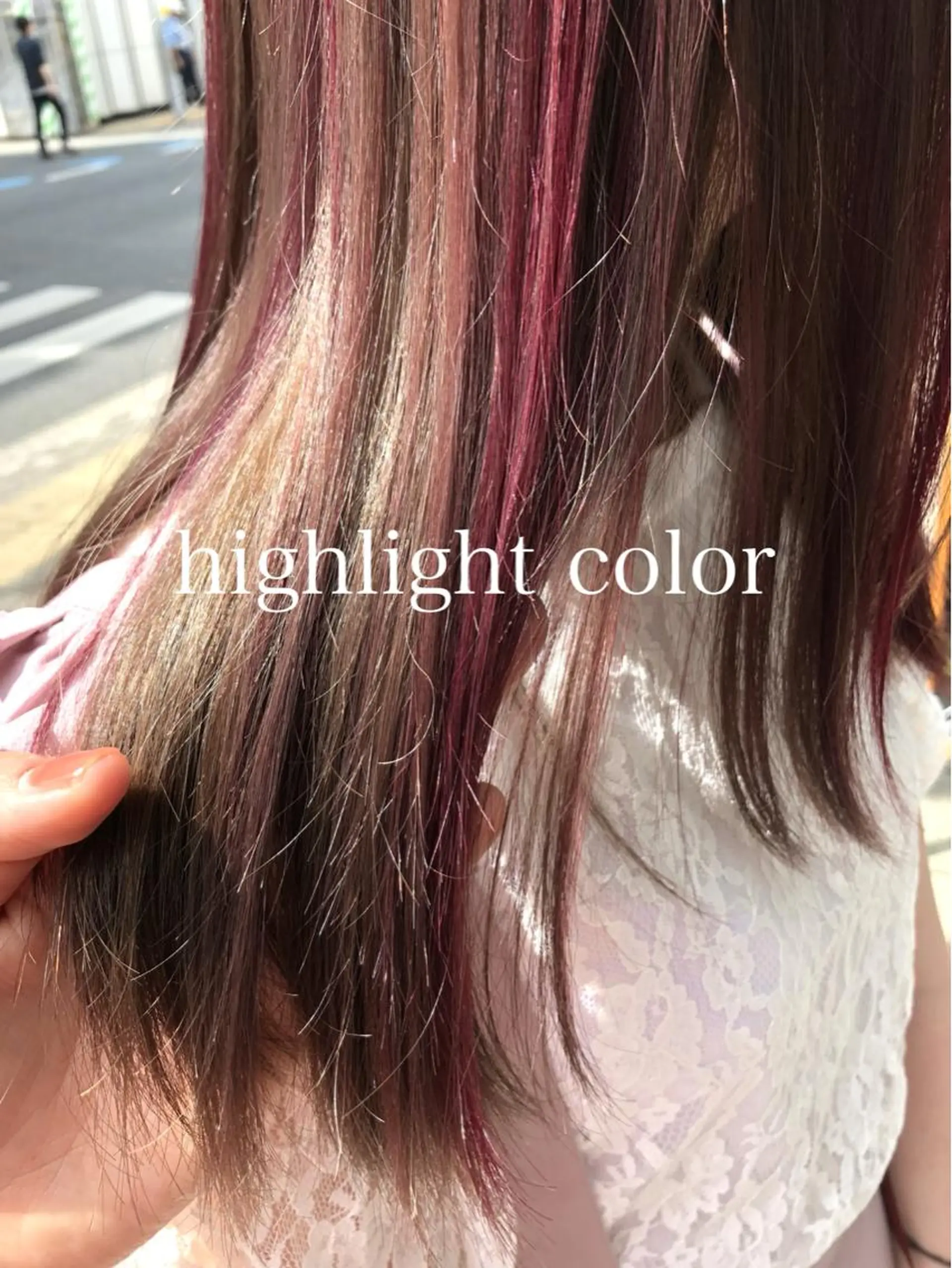 ミディアム ハイライト 韓国風ヘア yuki🌼 Hip's decoのヘアスタイル