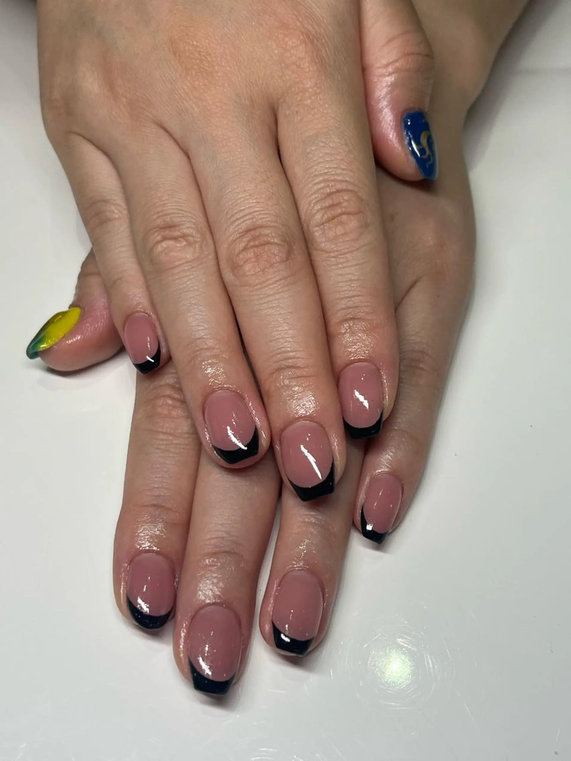 ネイル アートネイル フレンチネイル Ribbon佐野店 小泉のネイルデザイン