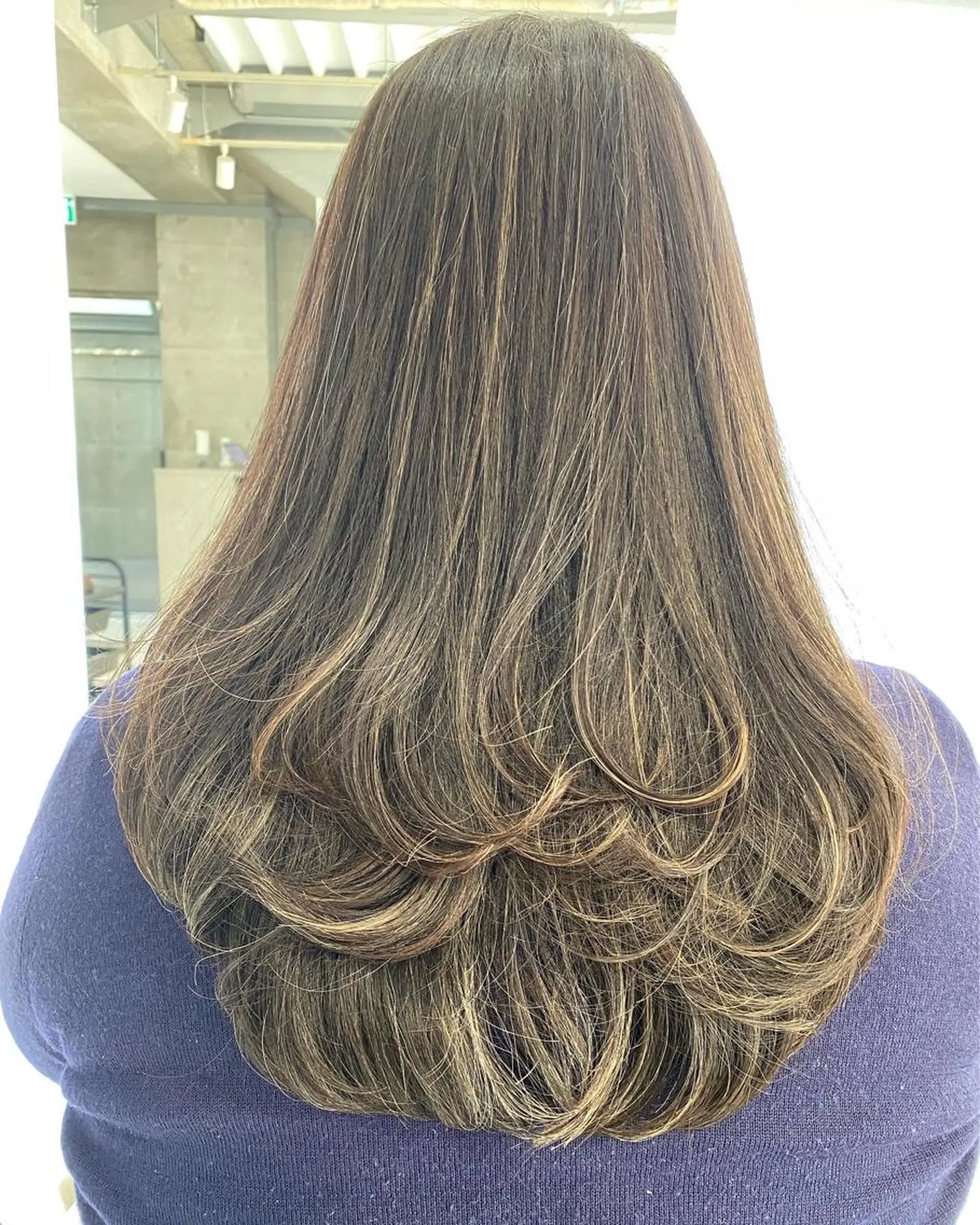 セミロング 林 耕太郎のヘアスタイル