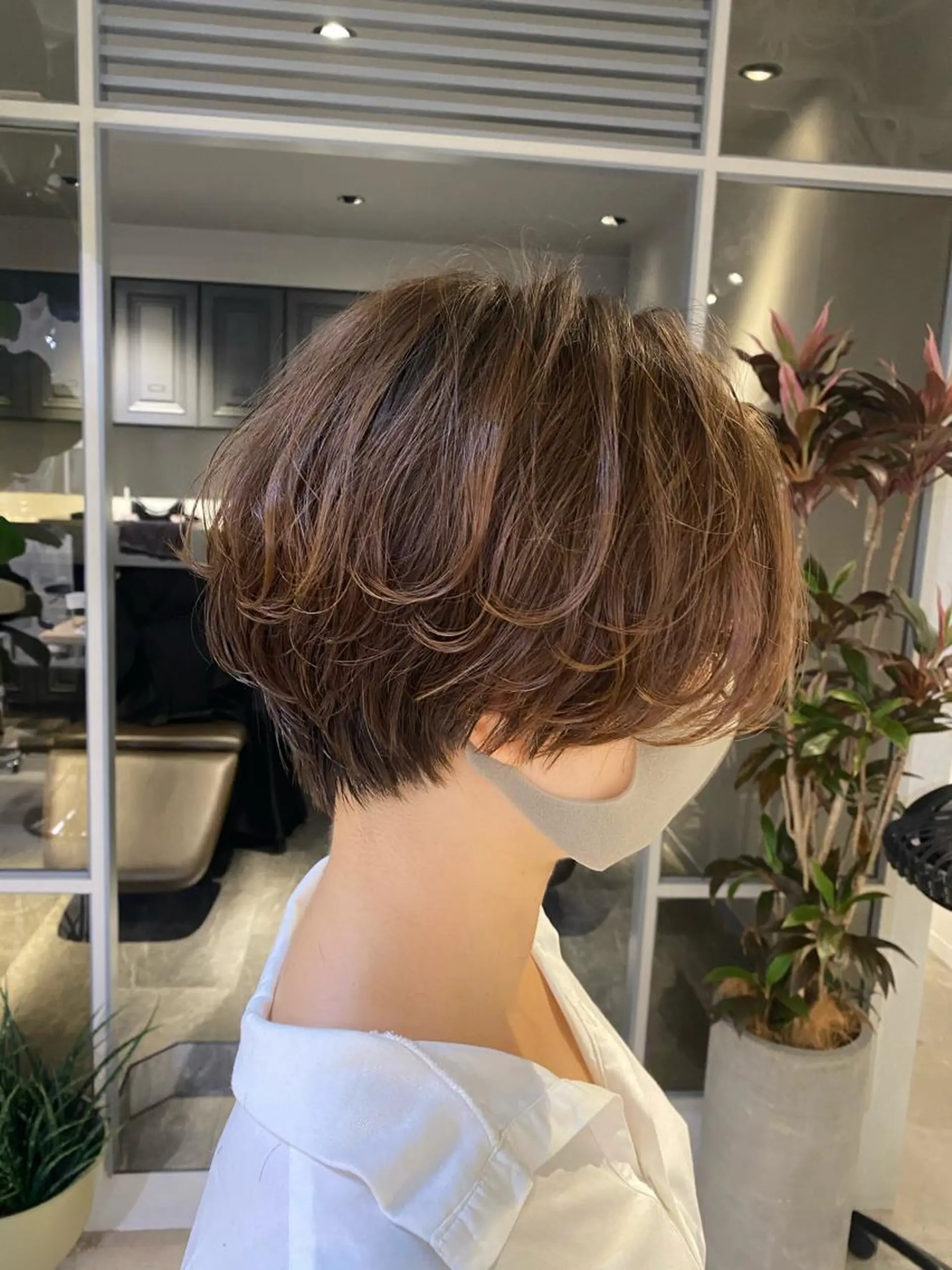 ショート ハンサムショート ショートヘア 【骨格診断カット】 .のヘアスタイル