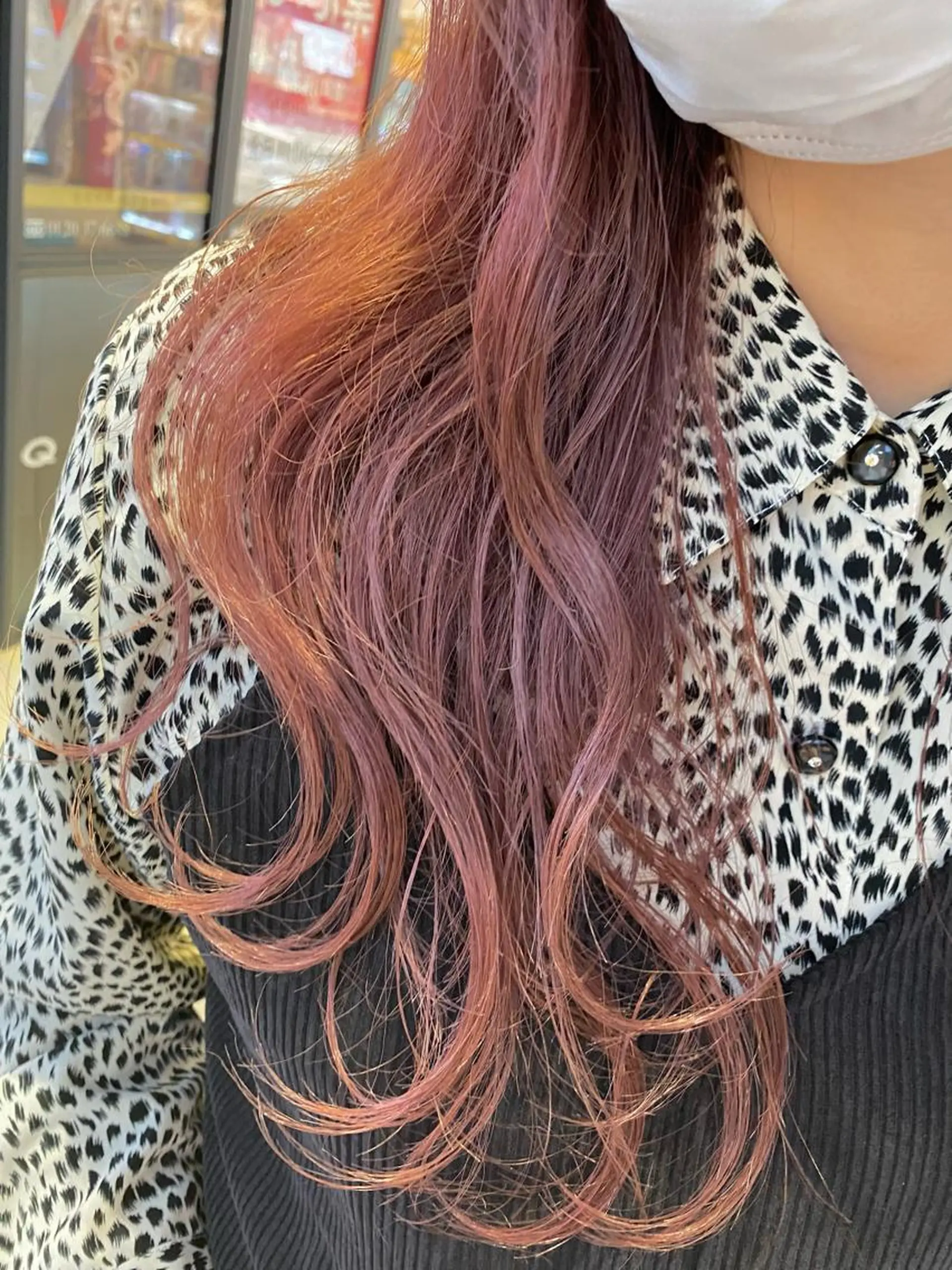 ロング カラー 谷町/Le'a /竹原しおなのヘアスタイル