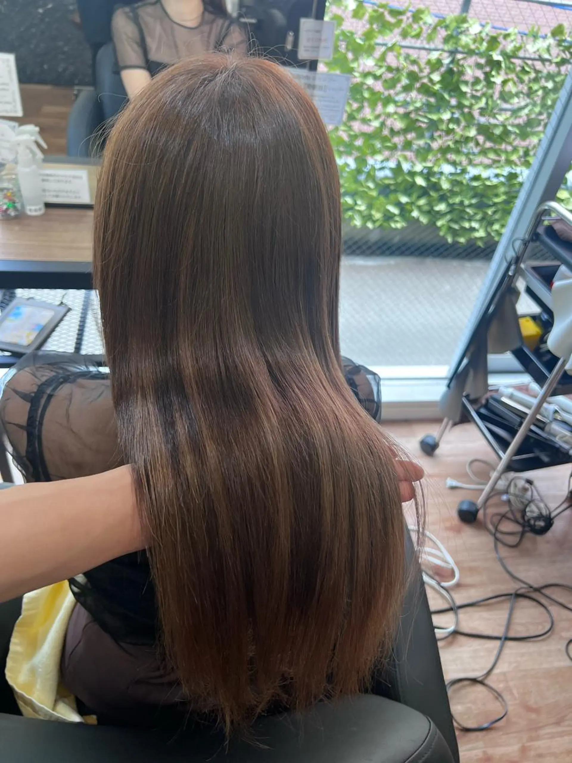 セミロング ボブ くびれヘア エギョモリ タンバルモリ 韓国風ヘア 大人可愛いレイヤー 大田のヘアスタイル