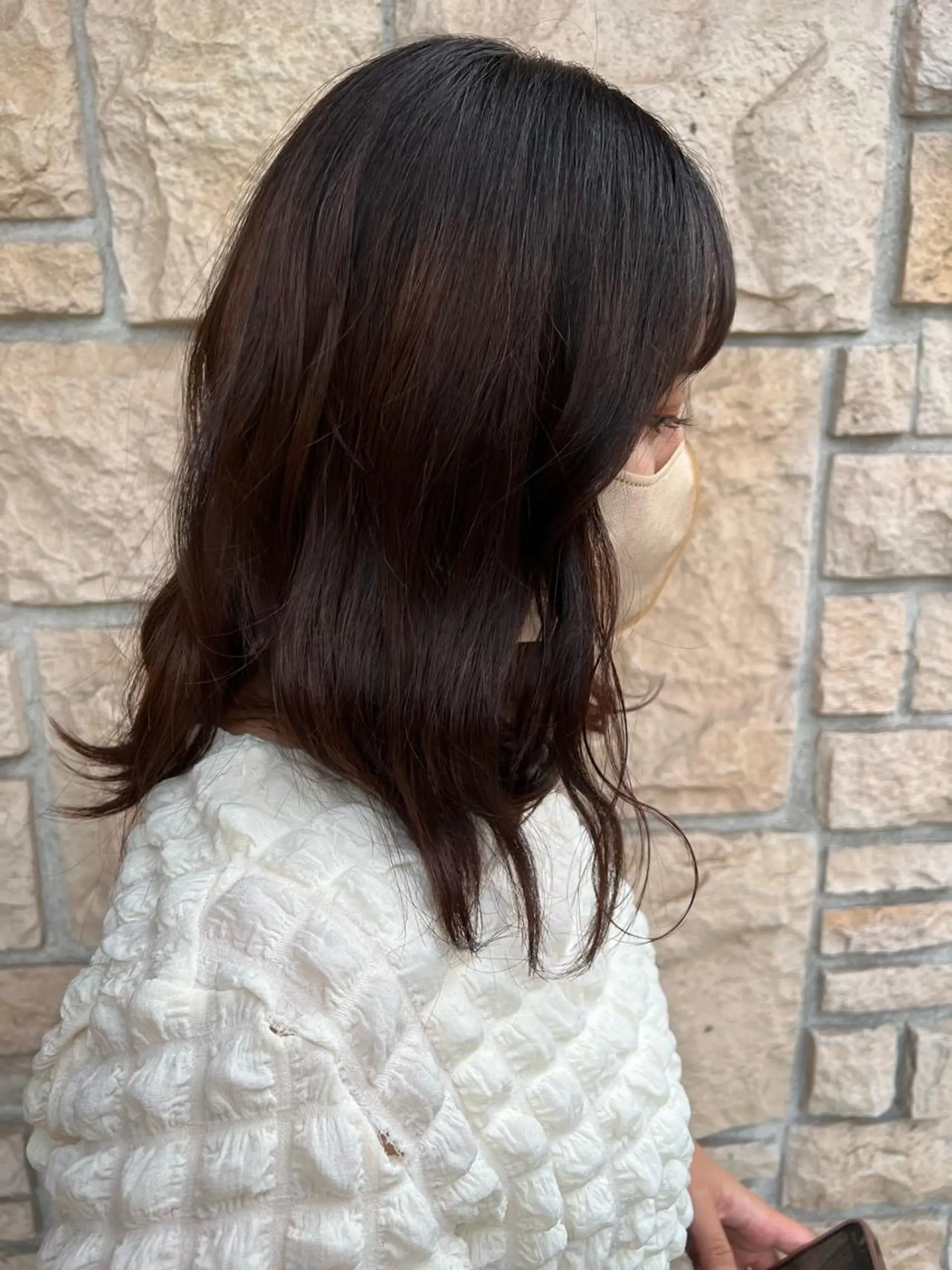 ミディアム miku 三ノ輪のヘアスタイル